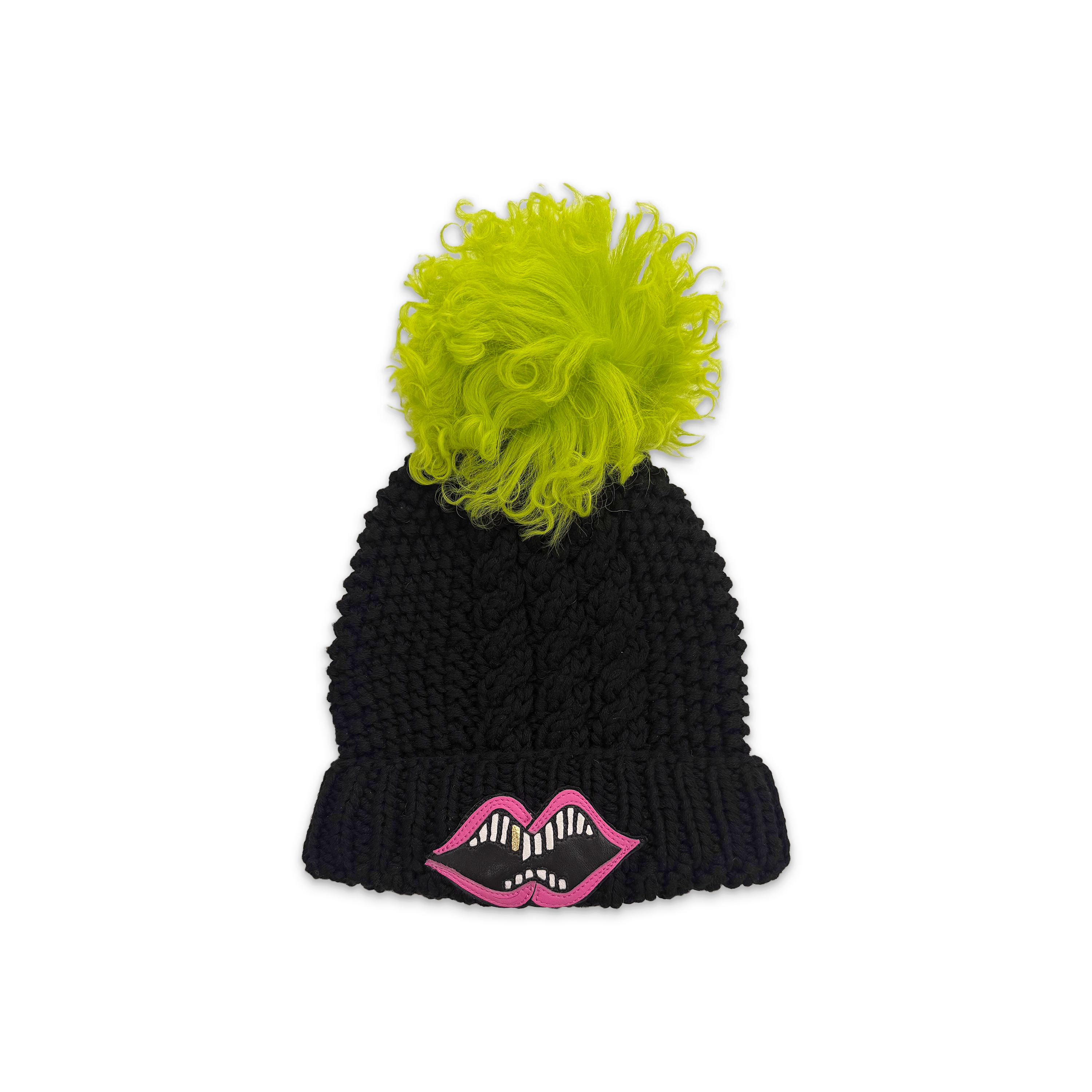 Matty Boy Pom Beanie "Black"