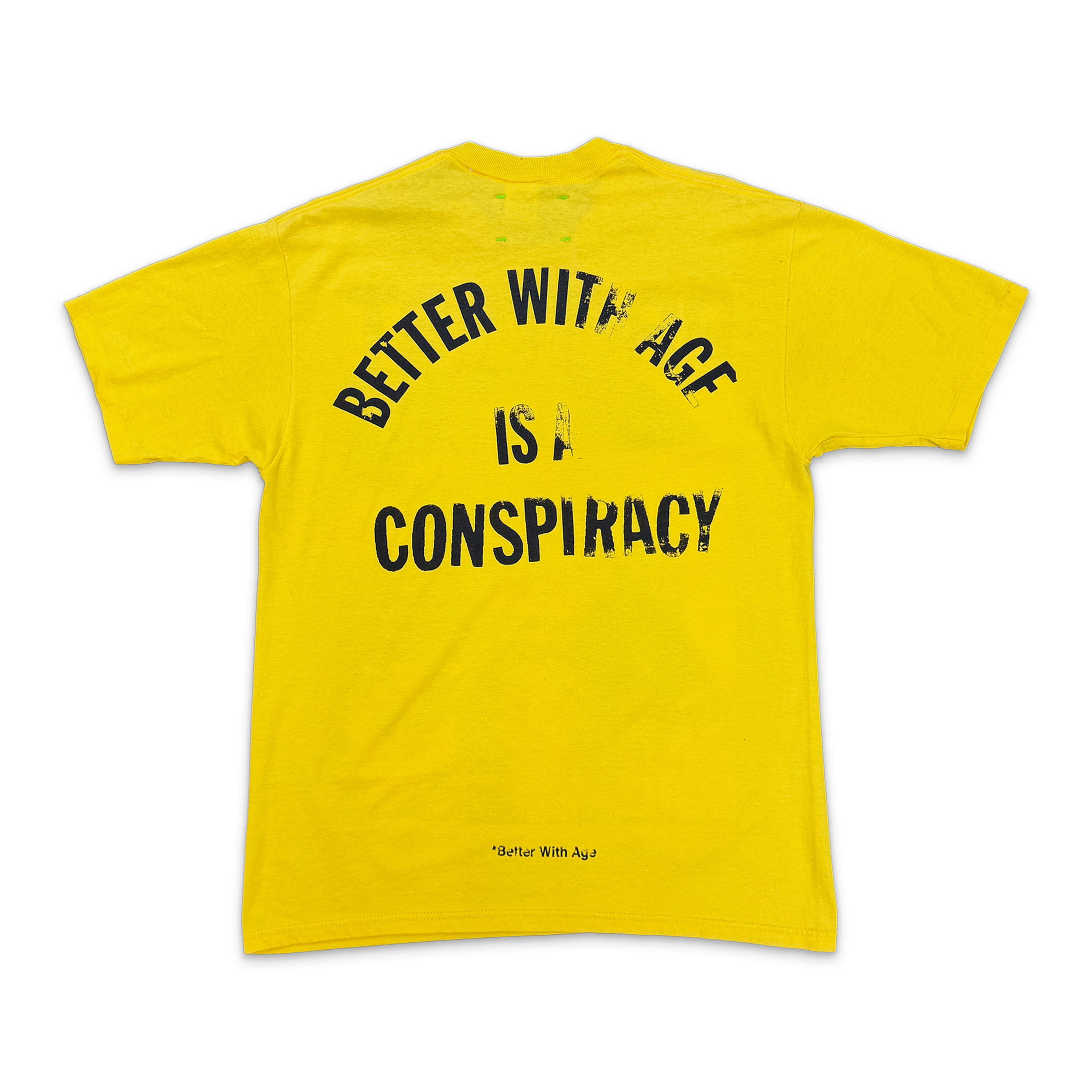 Better With Age, Conspiracy Vintage Tee "Yellow"