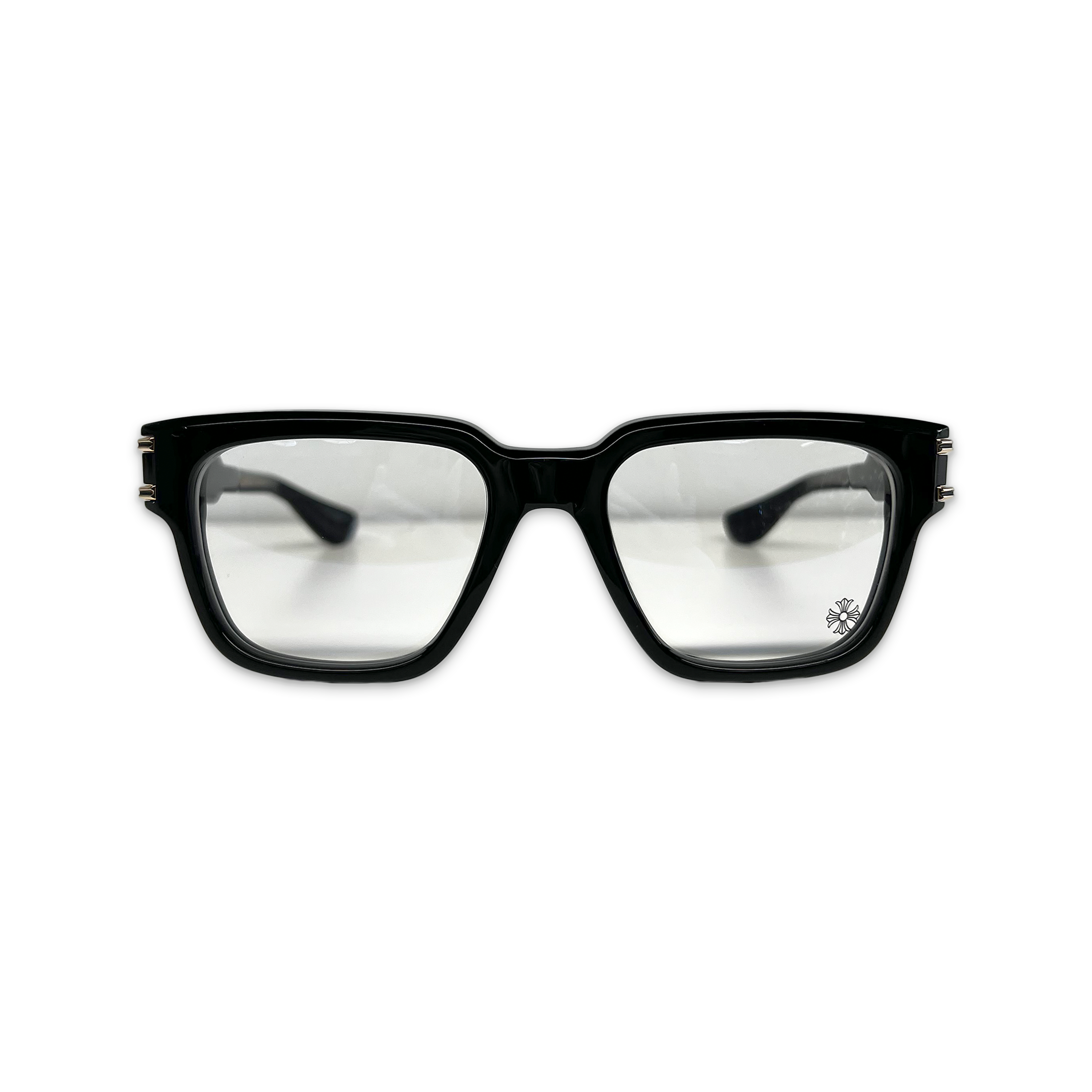 CHROME HEARTS◆Bulge Black Gold Plated メガネ 眼鏡 Chrome Hearts glasses BULGE – BLACK/GOLD PLATED