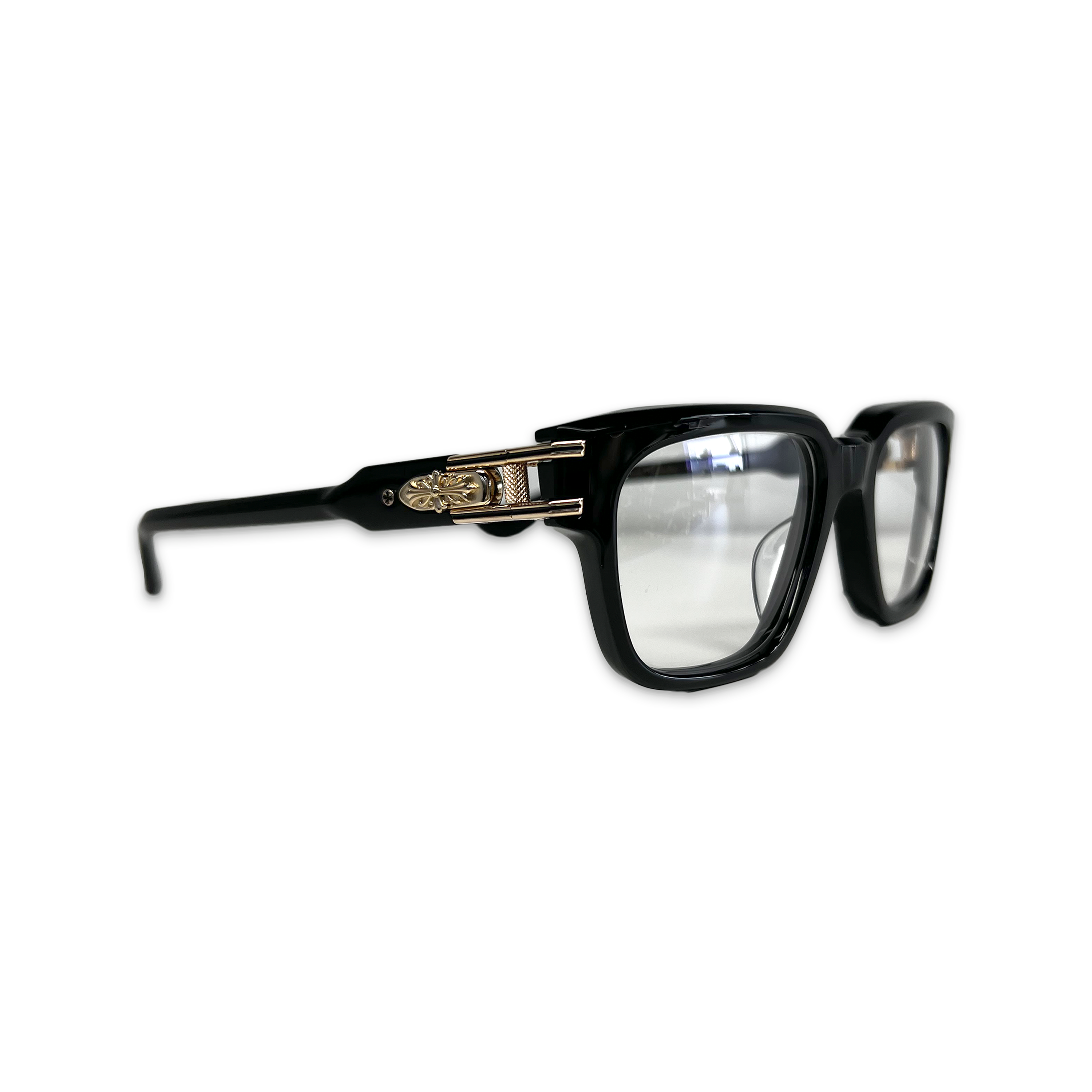 Chrome Hearts, Bulge Glasses "Black/Gold"