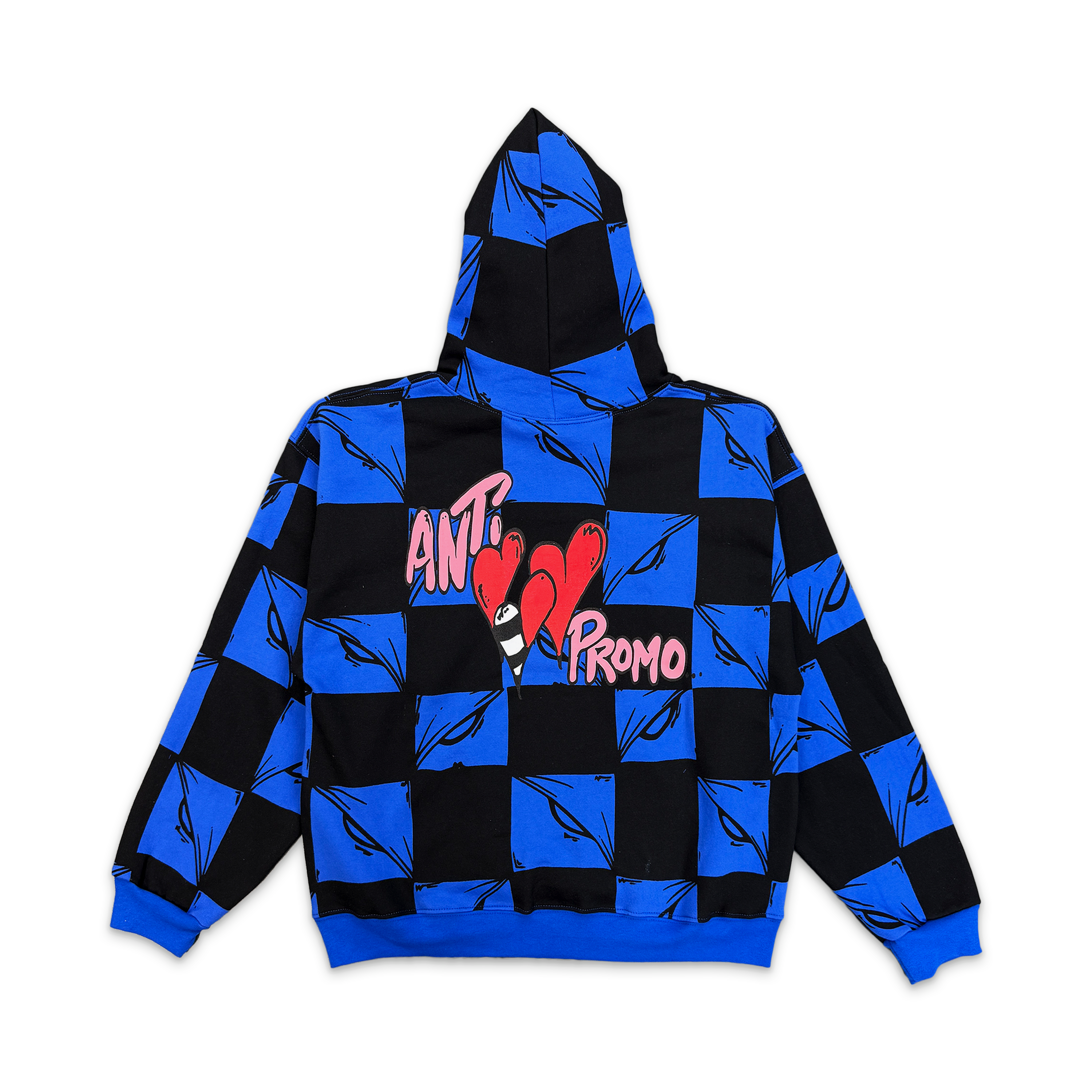 99 Eyes Hoodie "Blue/Black"
