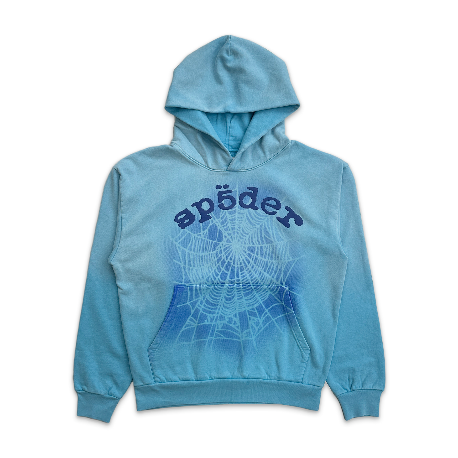 OG Web V2 Spray Hoodie “Light Blue