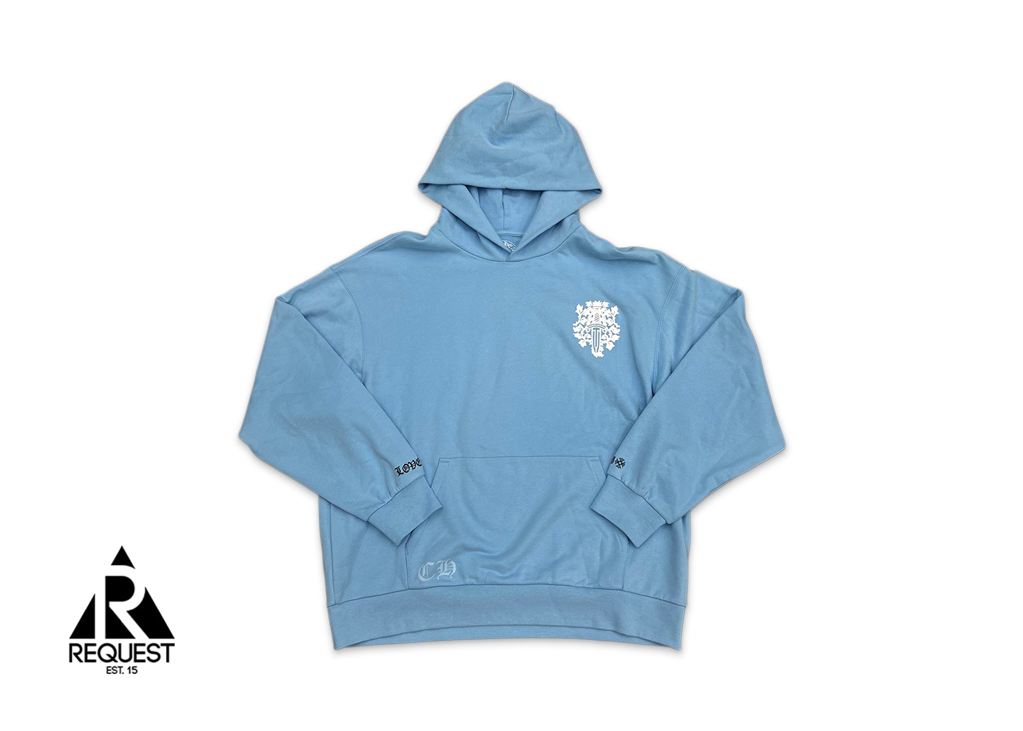 Chrome Hearts Dagger Hoodie Miami Art Basel Exclusive "Baby Blue”