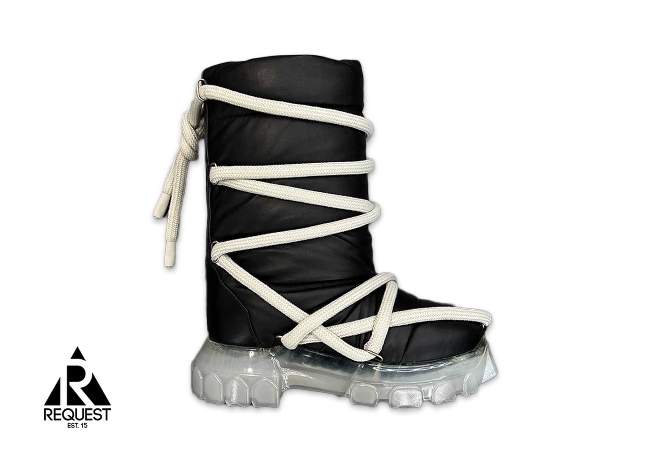 Rick Owens, Lunar Tractor Boot "Black"