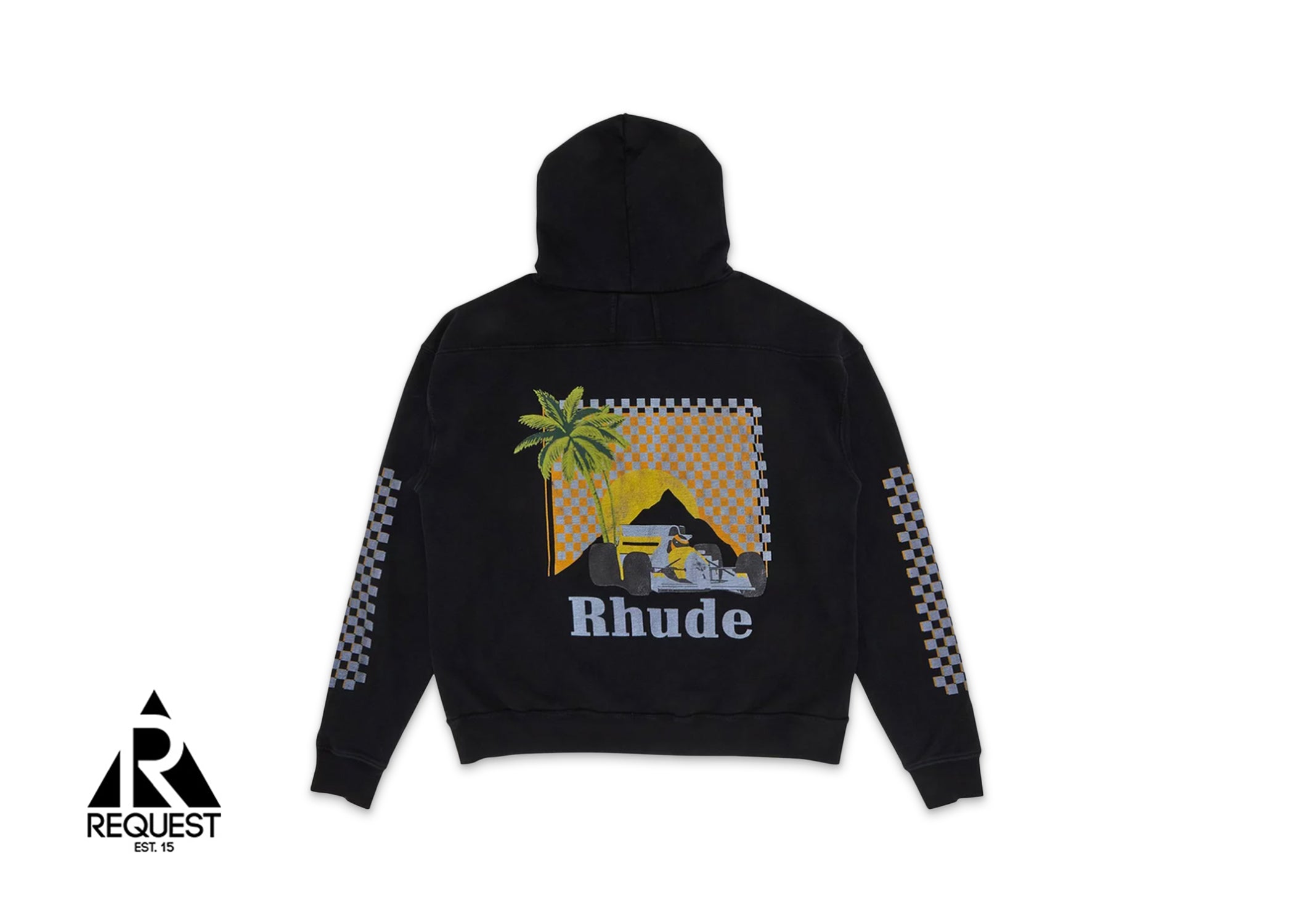 Rhude Moonlight Tropics Hoodie “Vintage Black”