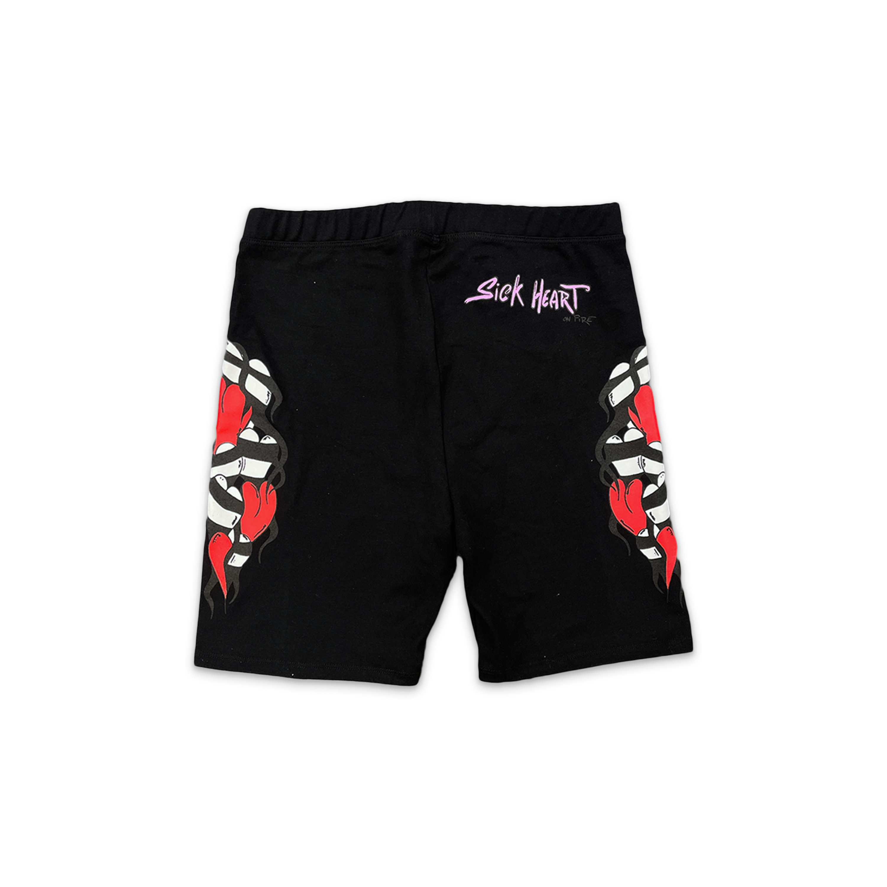 Matty Boy Biker Shorts "Sick Heart Of Fire"