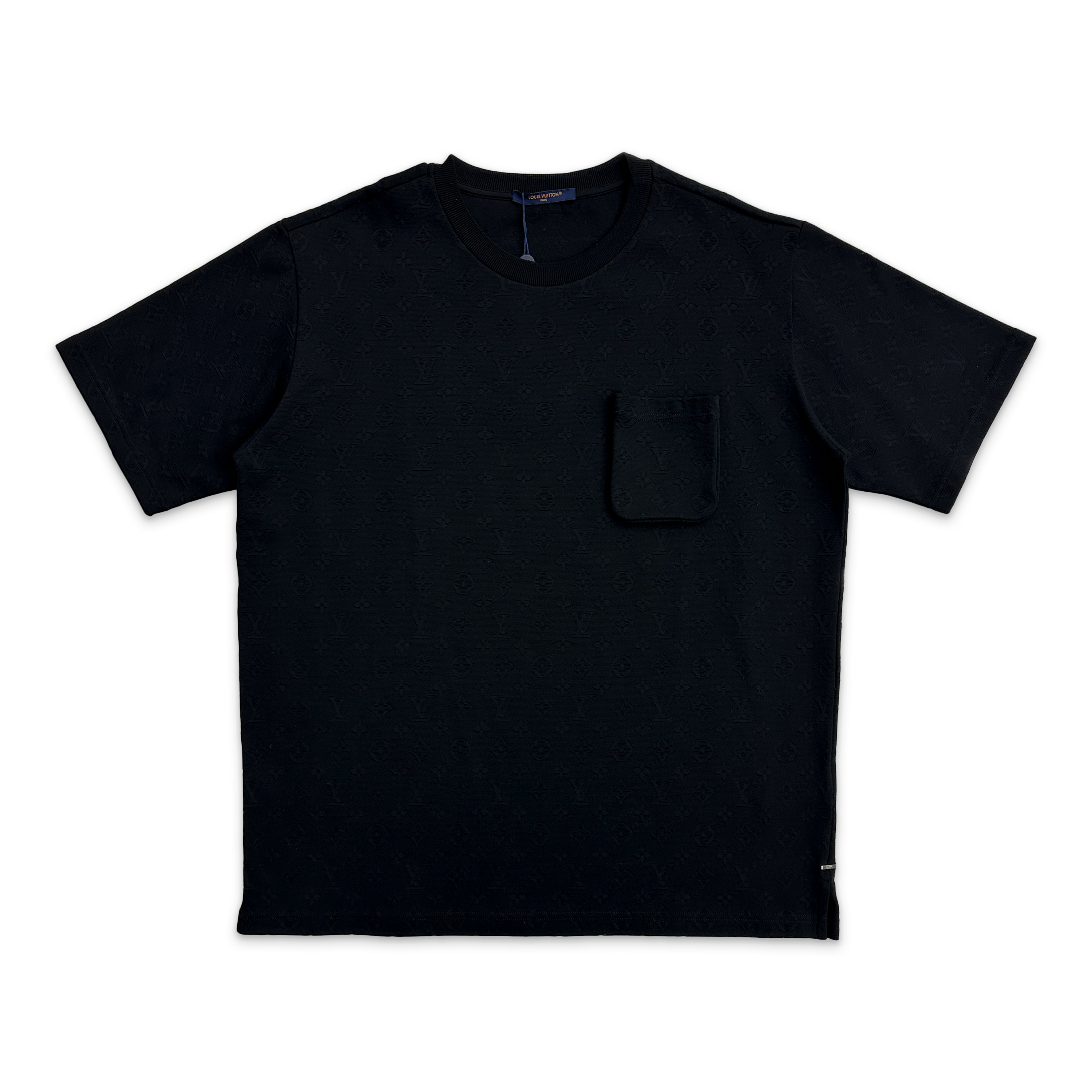 Signature 3D Monogram Pocket Tee "Black"