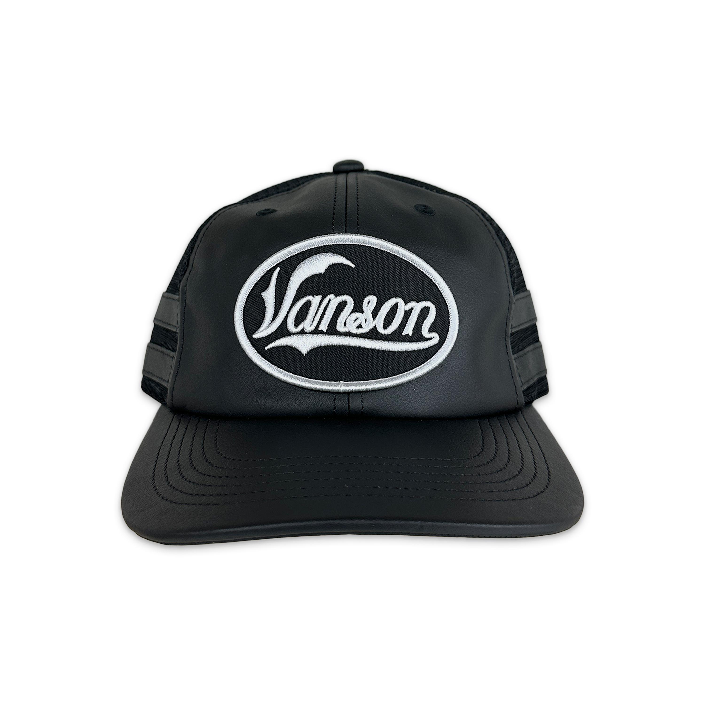 Vanson Leathers Mesh Back 6-Panel FW25 "Black"
