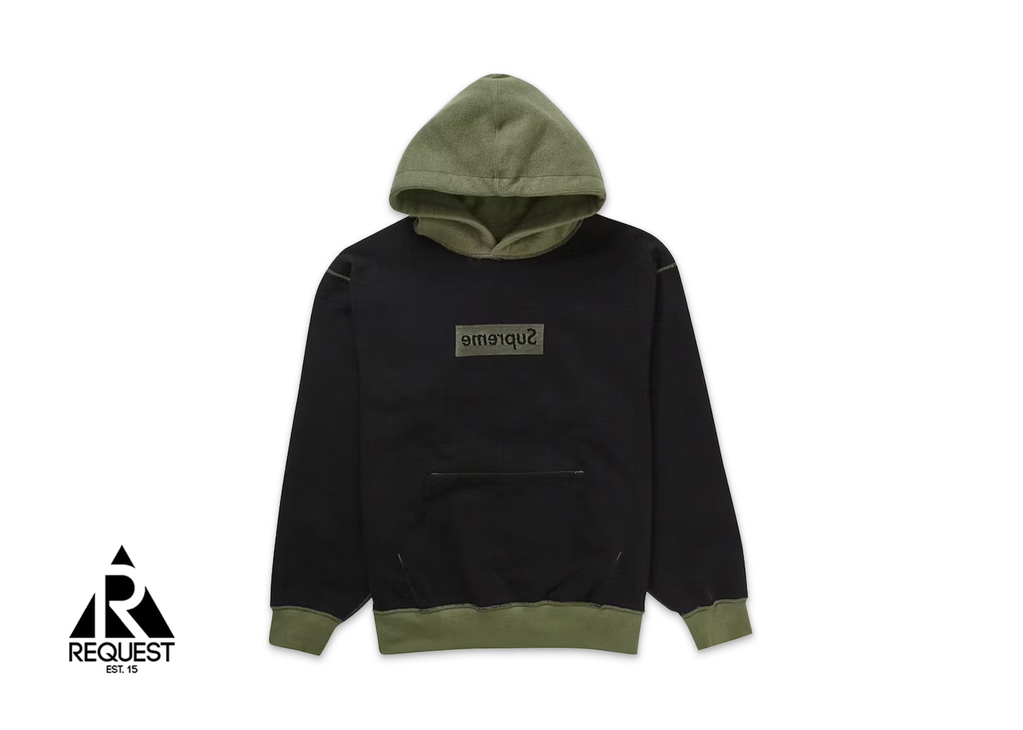 Supreme Inside Out Box Logo Hooded Sweatshirt “Olive” | Request