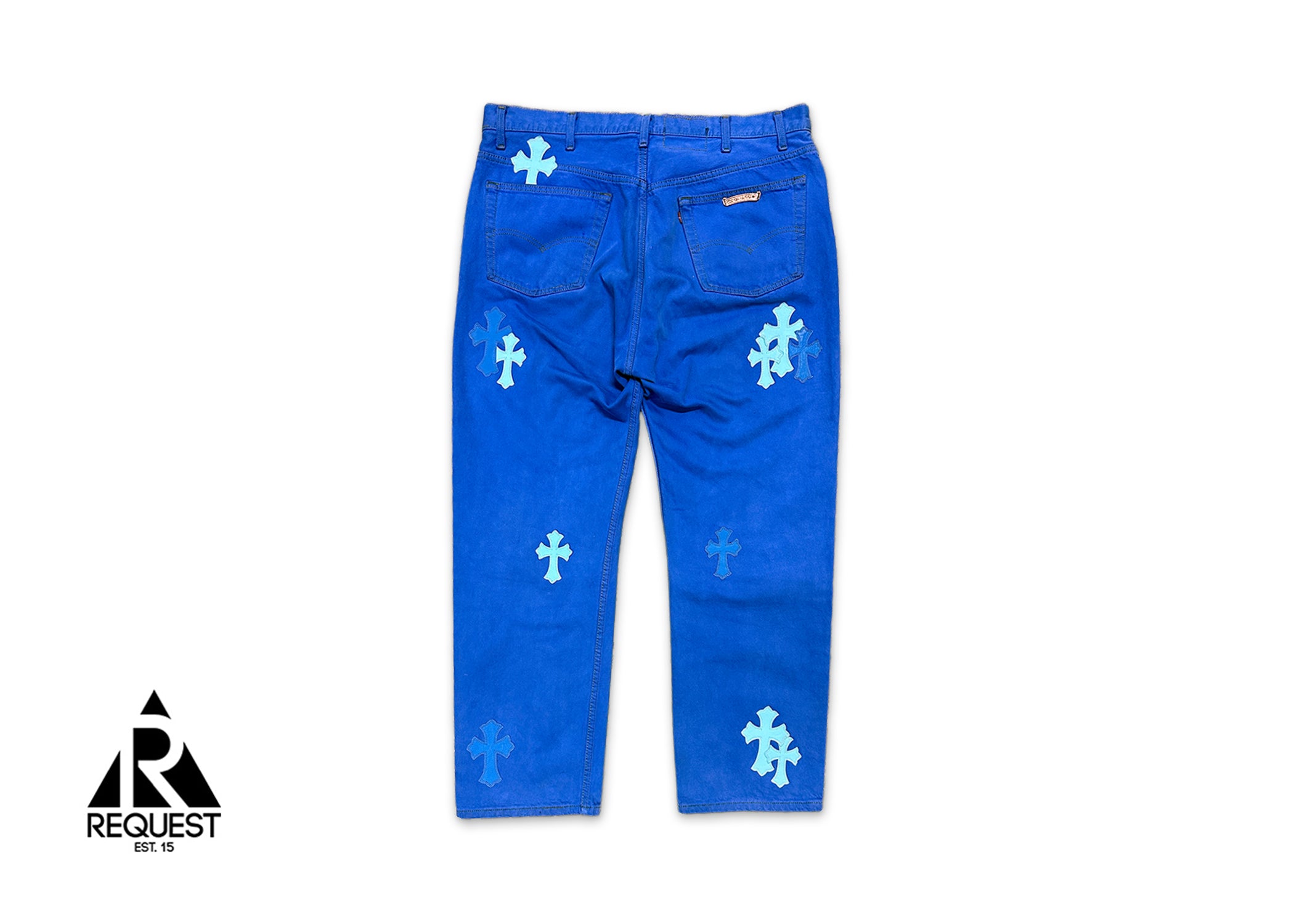 Levi's Blue Denim "Blue & Light Blue Crosses"