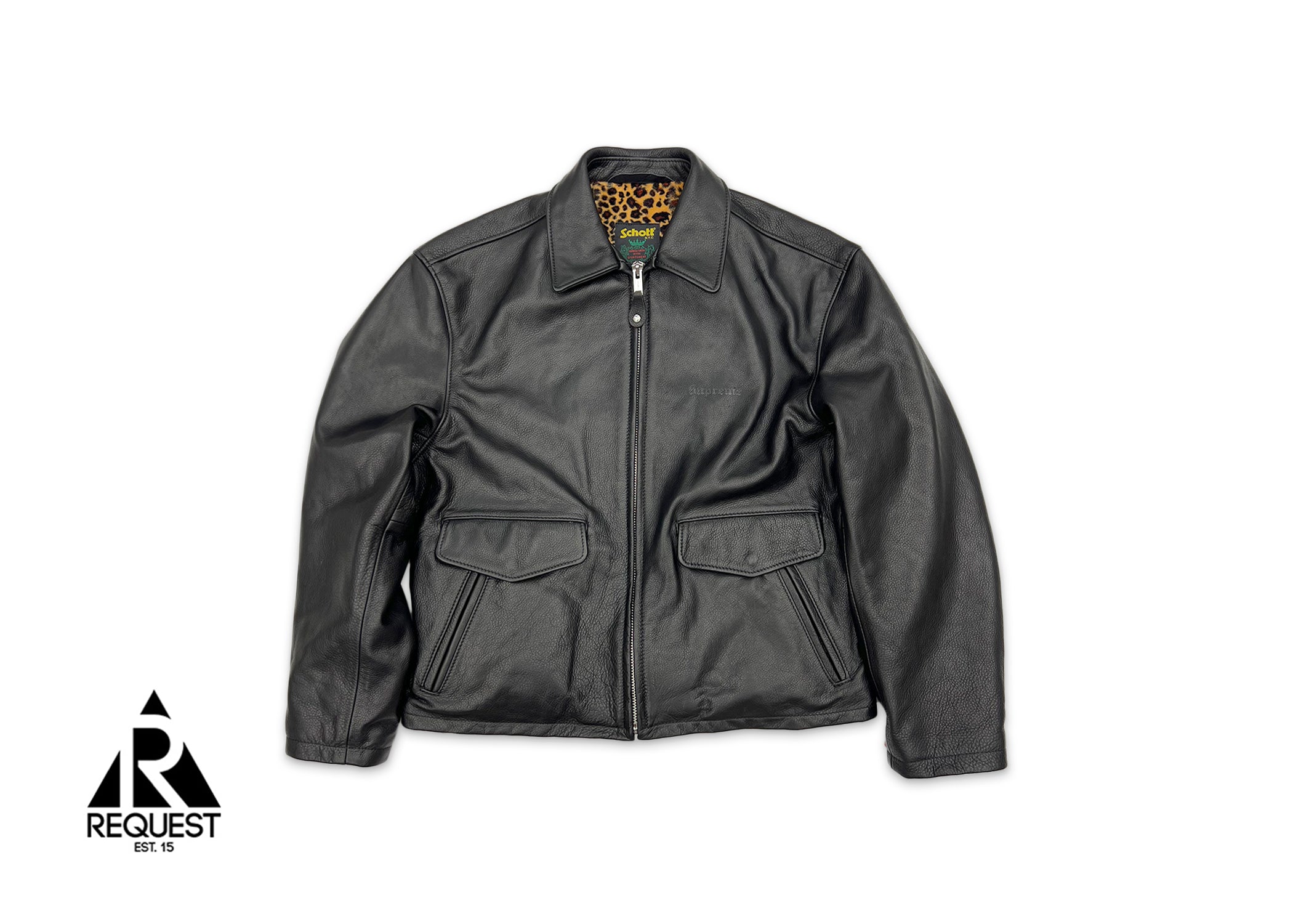 Schotts Leather A2 Jacket "Black"