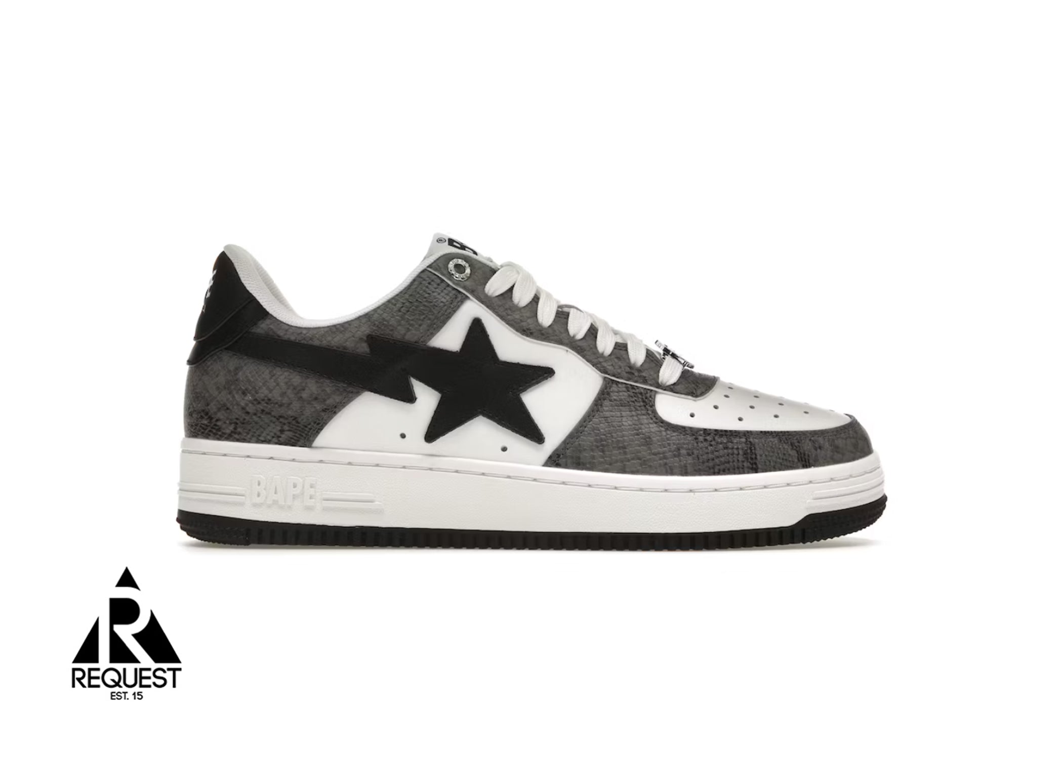 A Bathing Ape Bapesta #1 "Black Snake Skin"