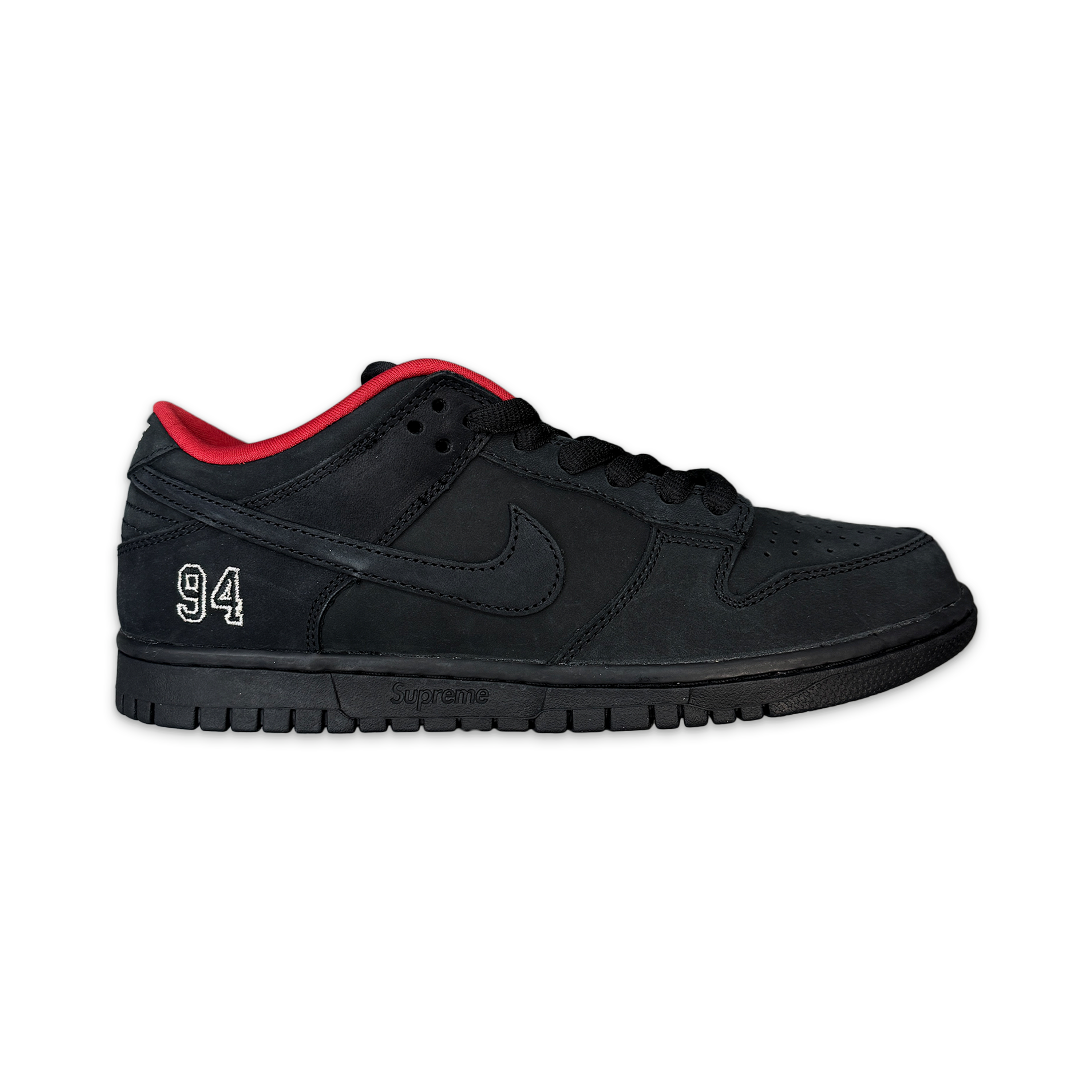 SB Dunk Low Supreme 94 "Black"