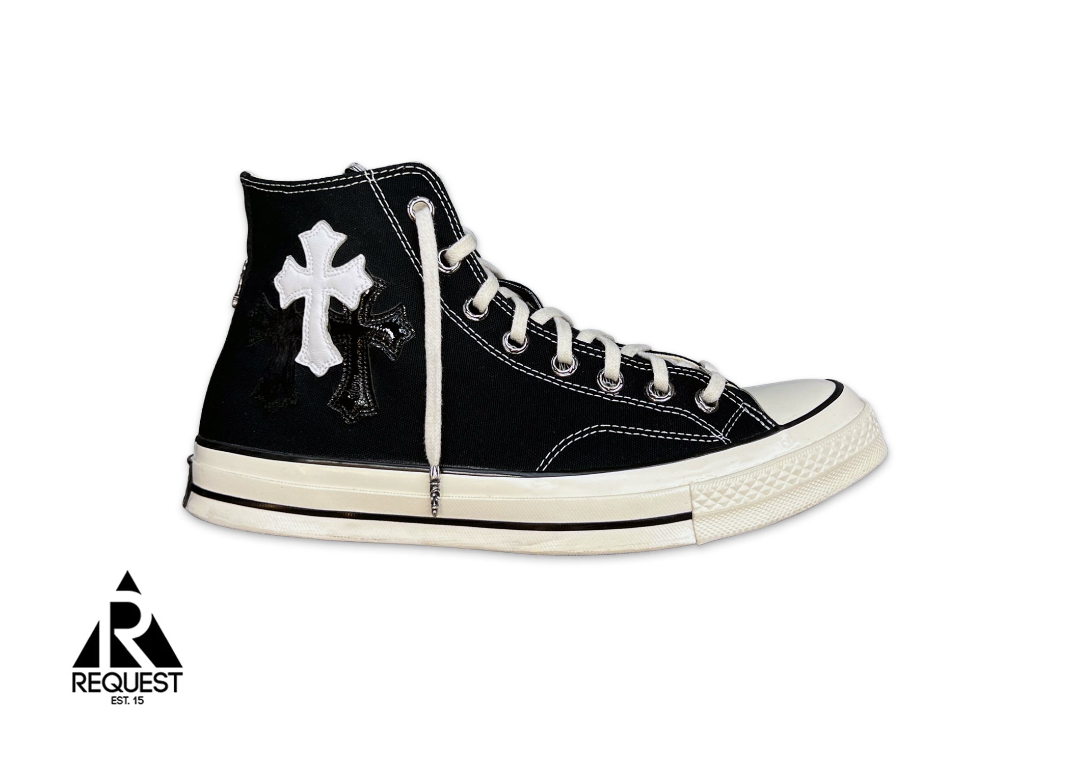 Converse Chuck Taylor All Star x Chrome Hearts Canvas High Top "Black"