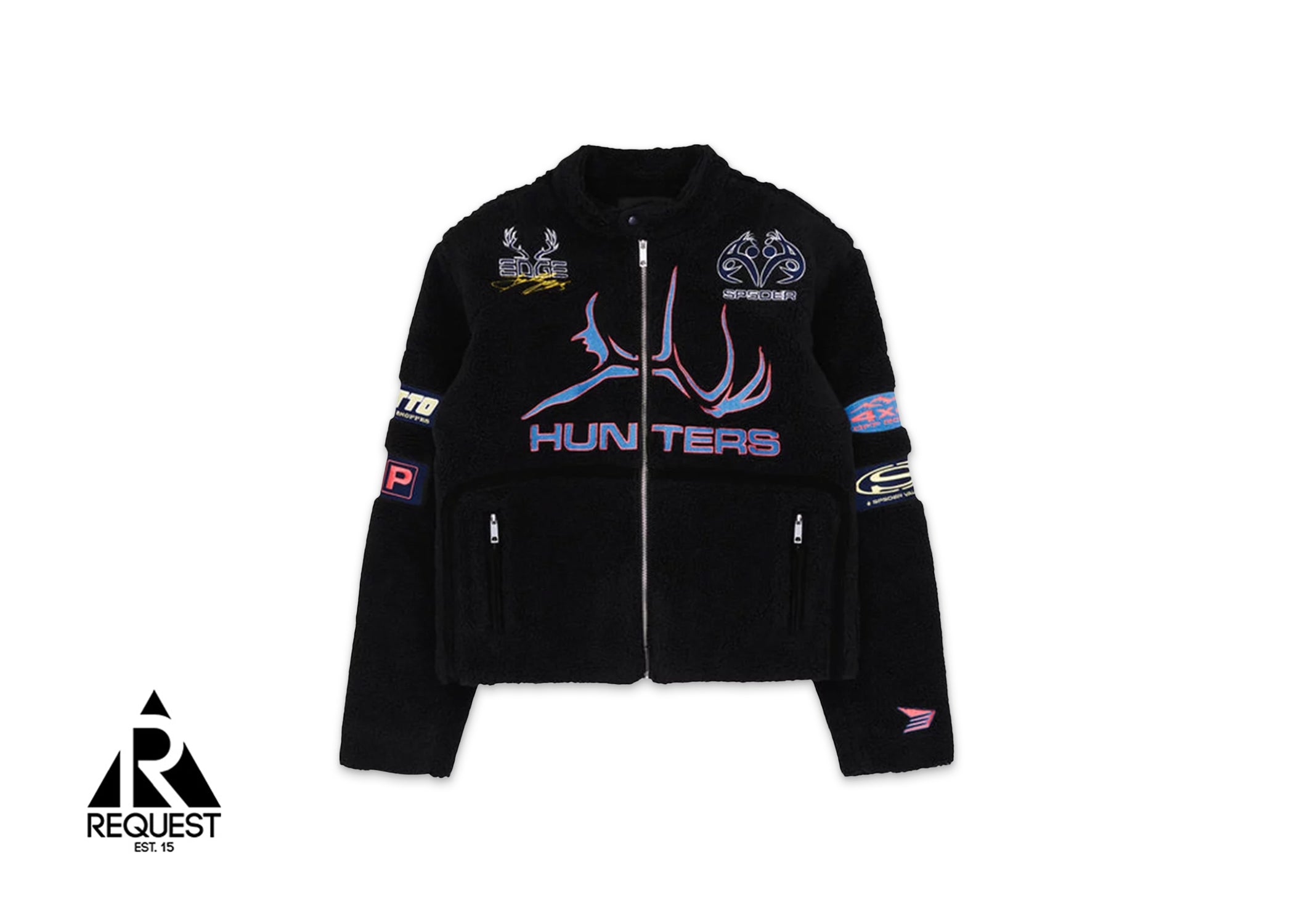 Sp5der Sherpa Hunter Moto Jacket "Black"