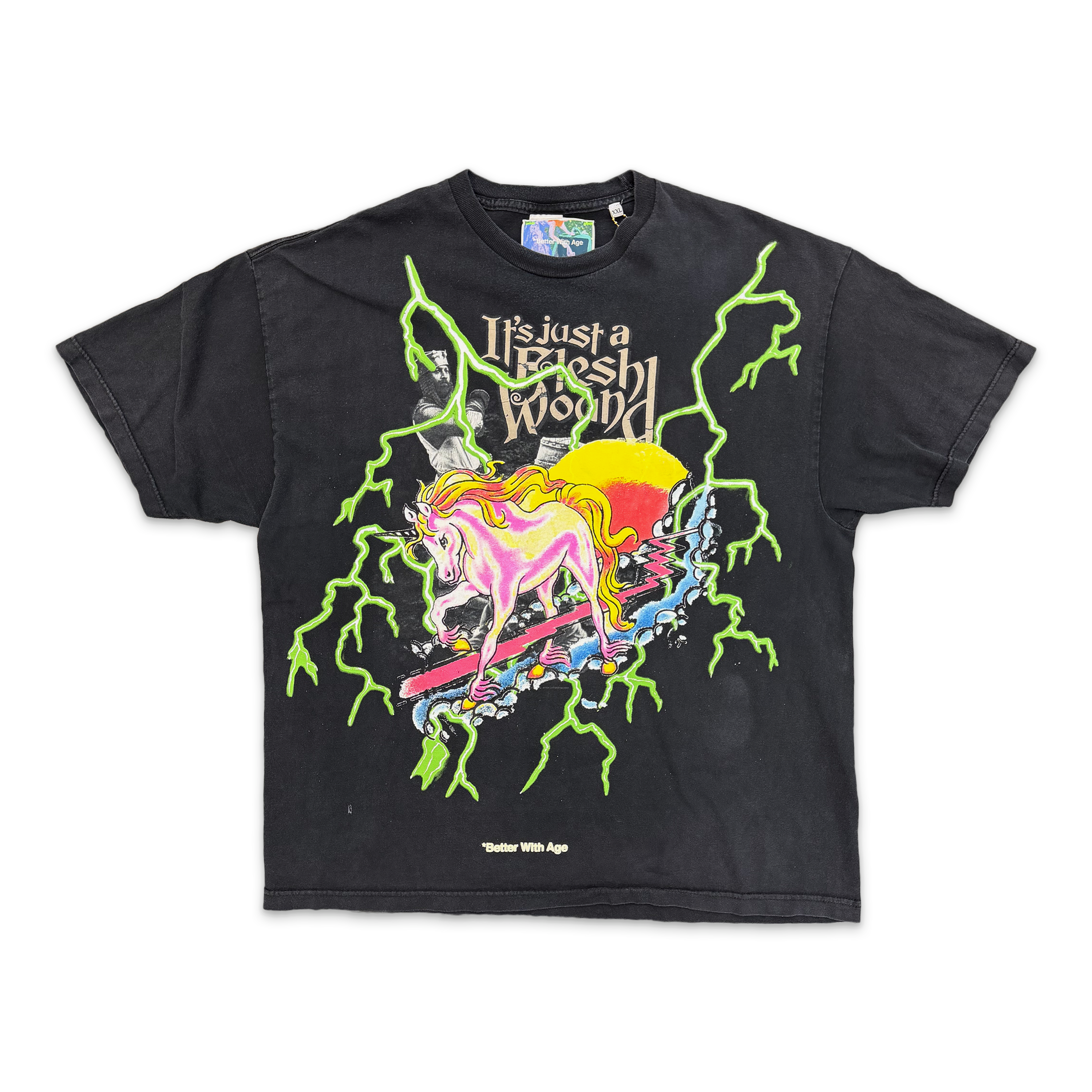 Better With Age, European Thunder Vintage Tee "Black"