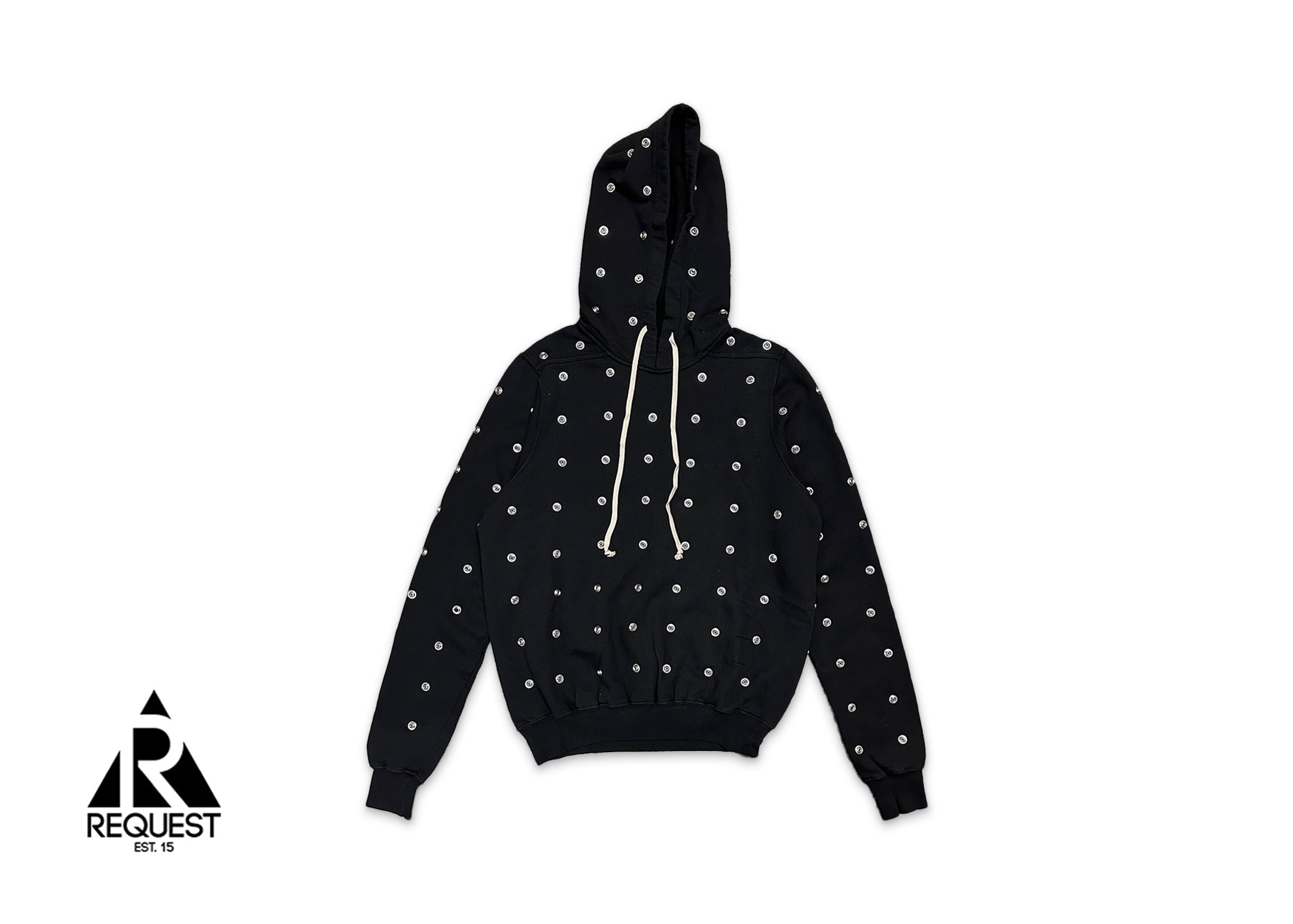 Allover Grommit Granbury Hoodie "Black"