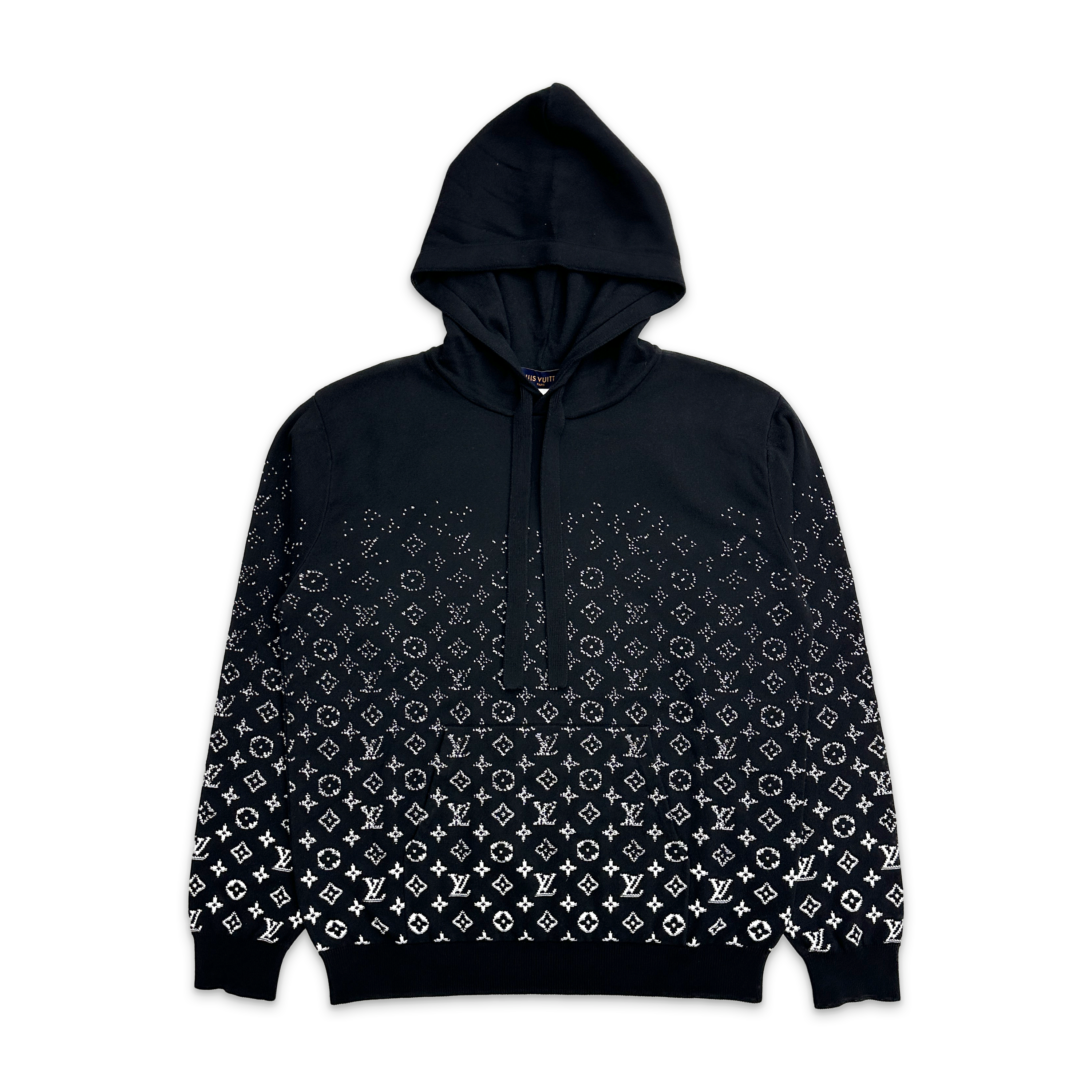 Monogram Gradient Hoodie "Black"