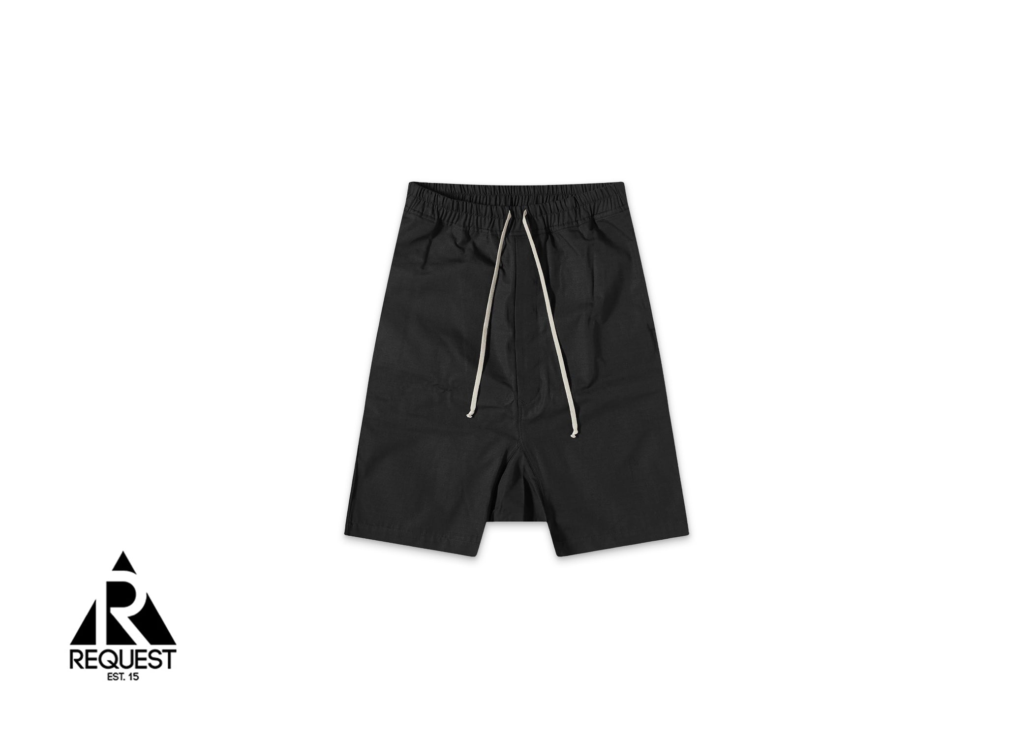 Rick Owens DRKSHDW Drawstring Pod Ripstop Shorts "Black"