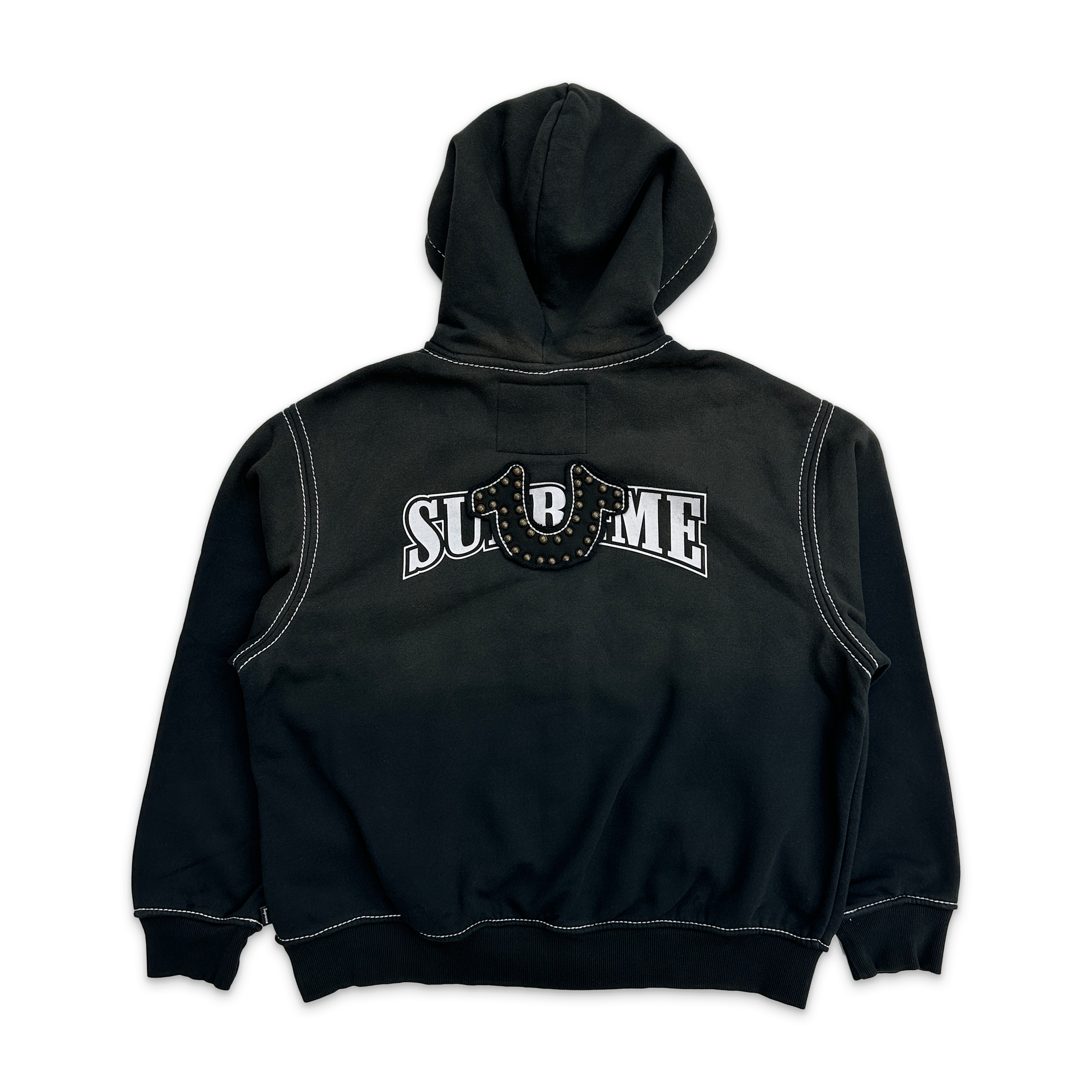 Supreme, True Religion Zip Up Hooded Sweatshirt FW25 "Black"
