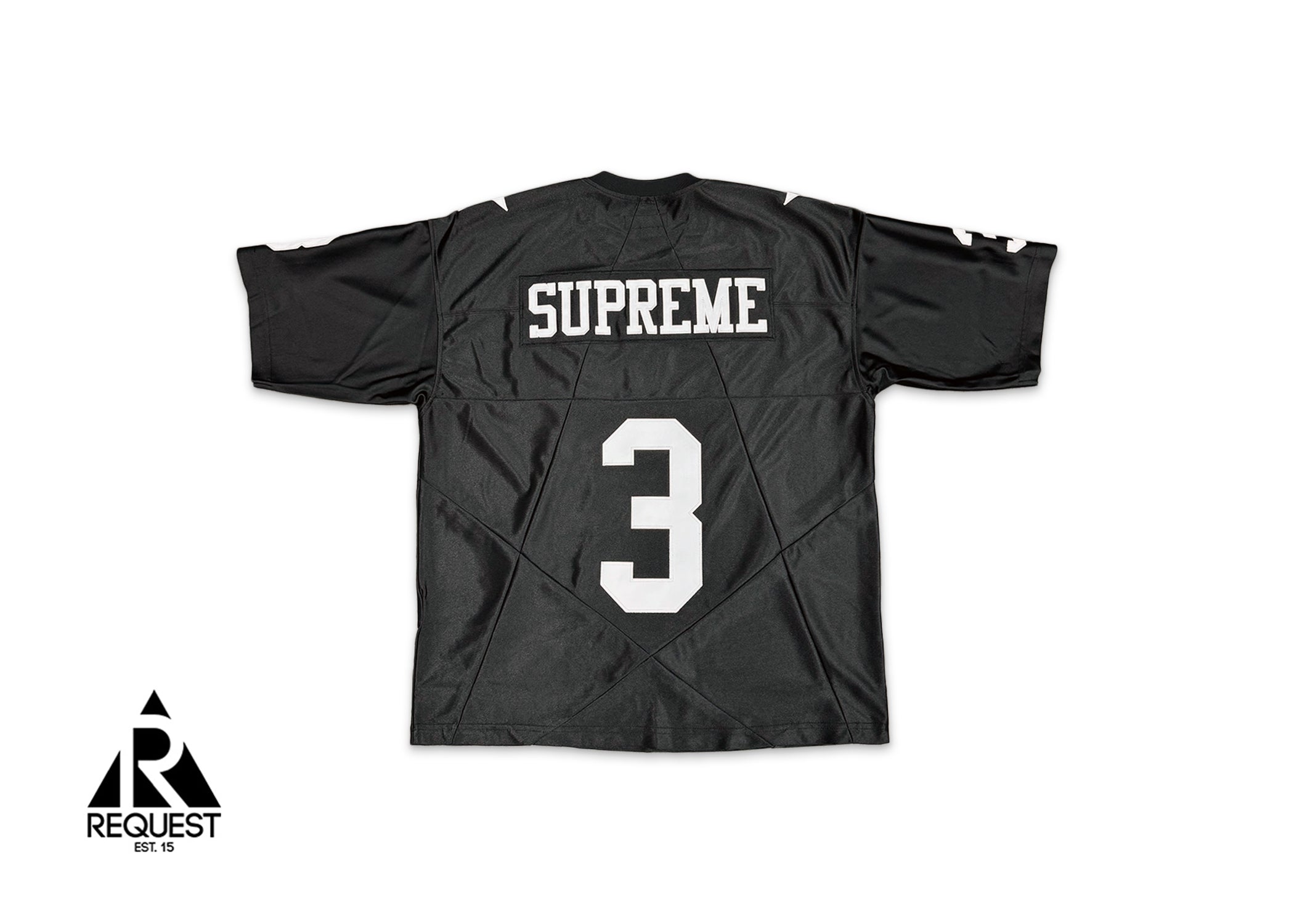 Star Football Jersey "Black"