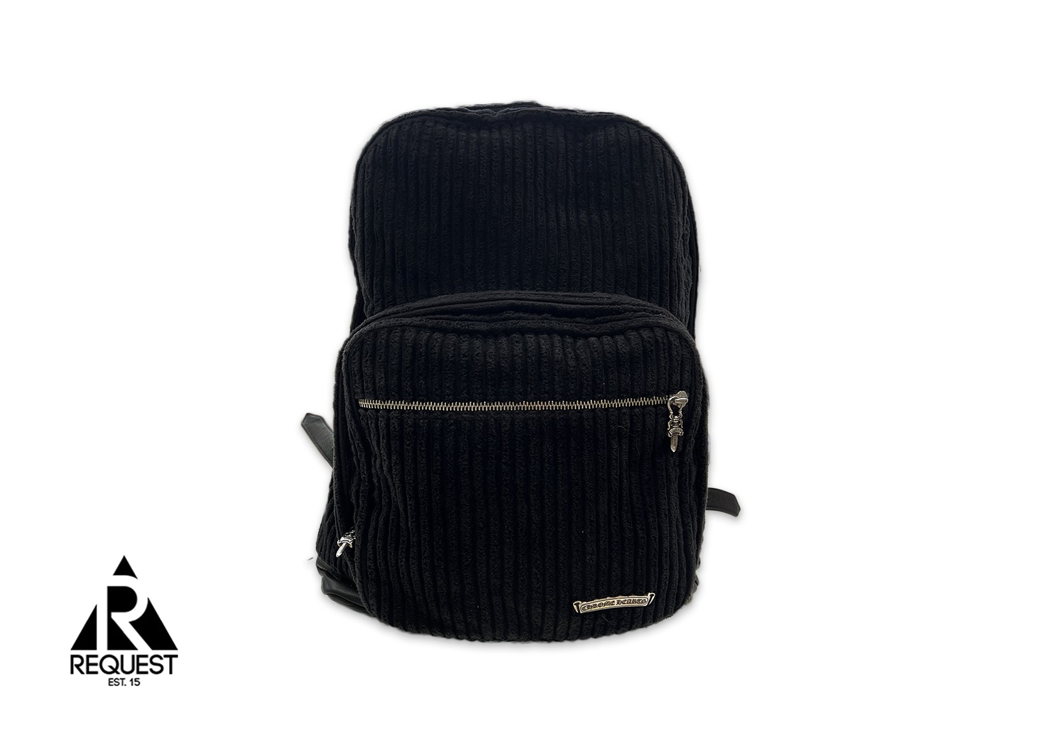 Corduroy Backpack "Black"