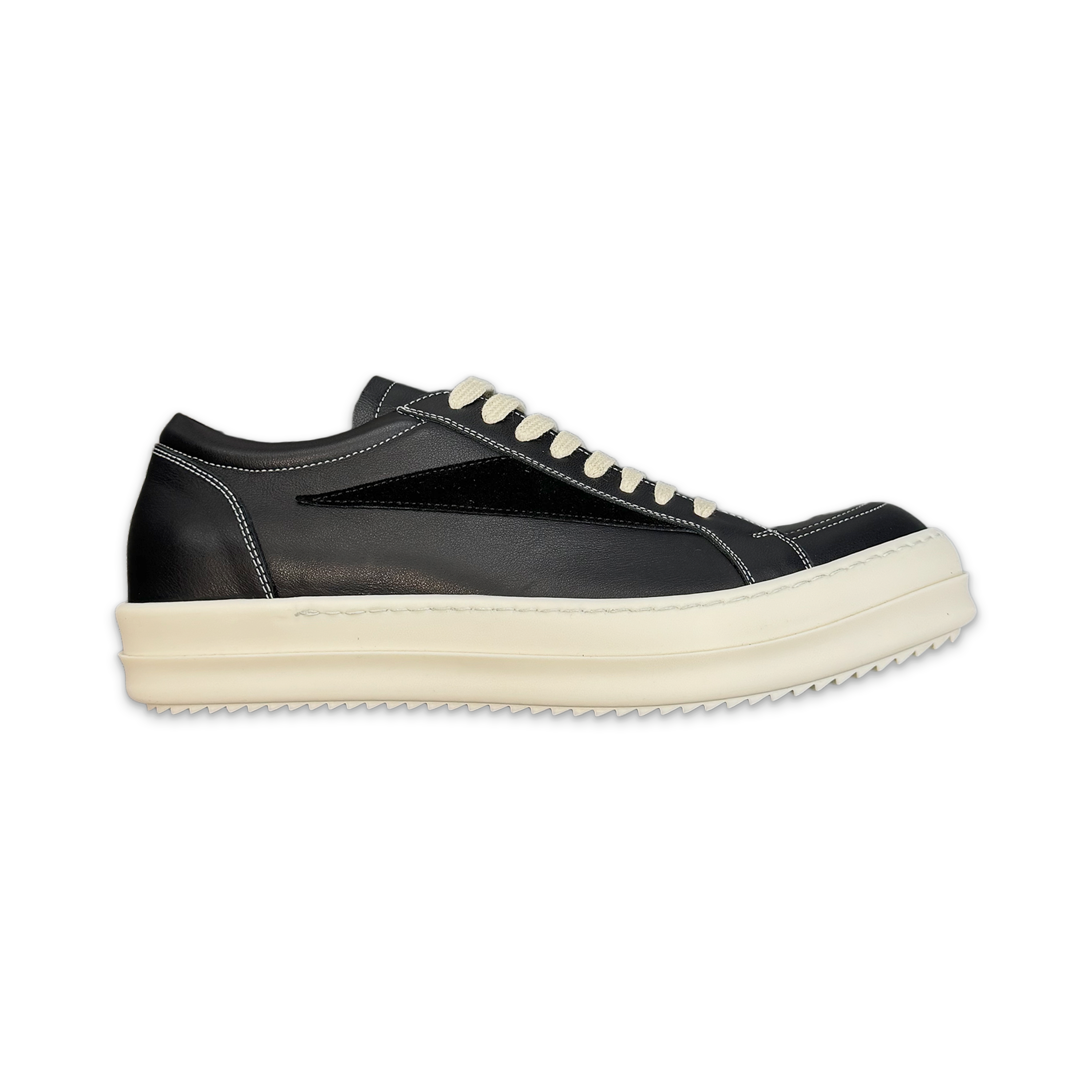 Concordians Leather Vintage Sneaks "Black/Black/Milk"