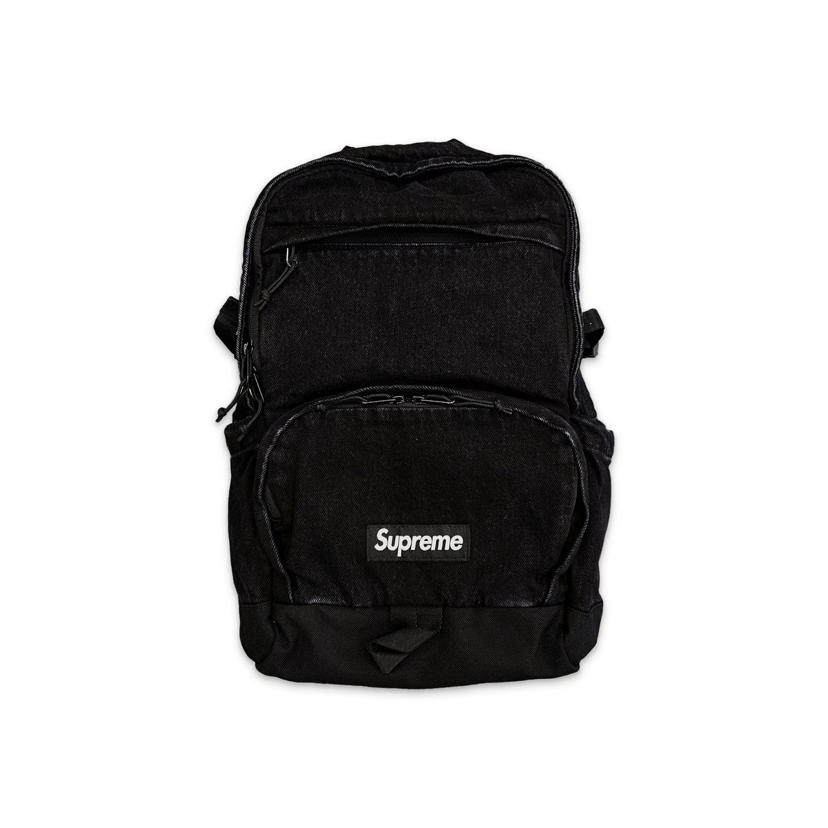【新品】Supreme Denim Backpack Black Denim Backpack - Shop - Supreme