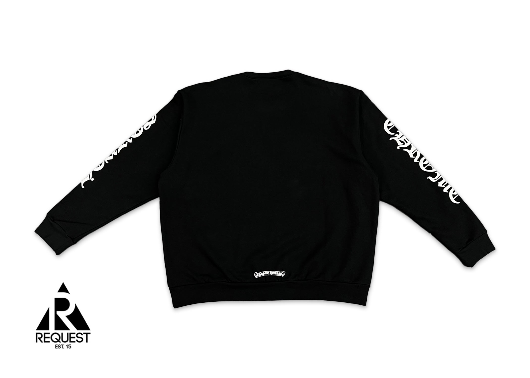 Neck Logo Crewneck  “Black”