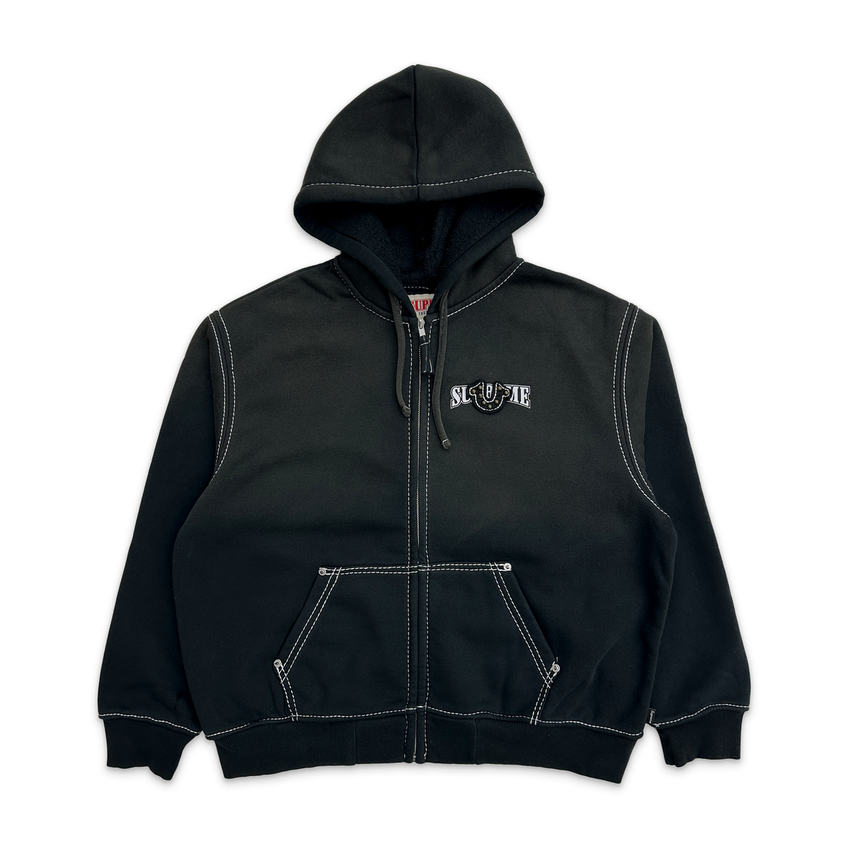 True Religion Zip Up Hooded Sweatshirt FW25 