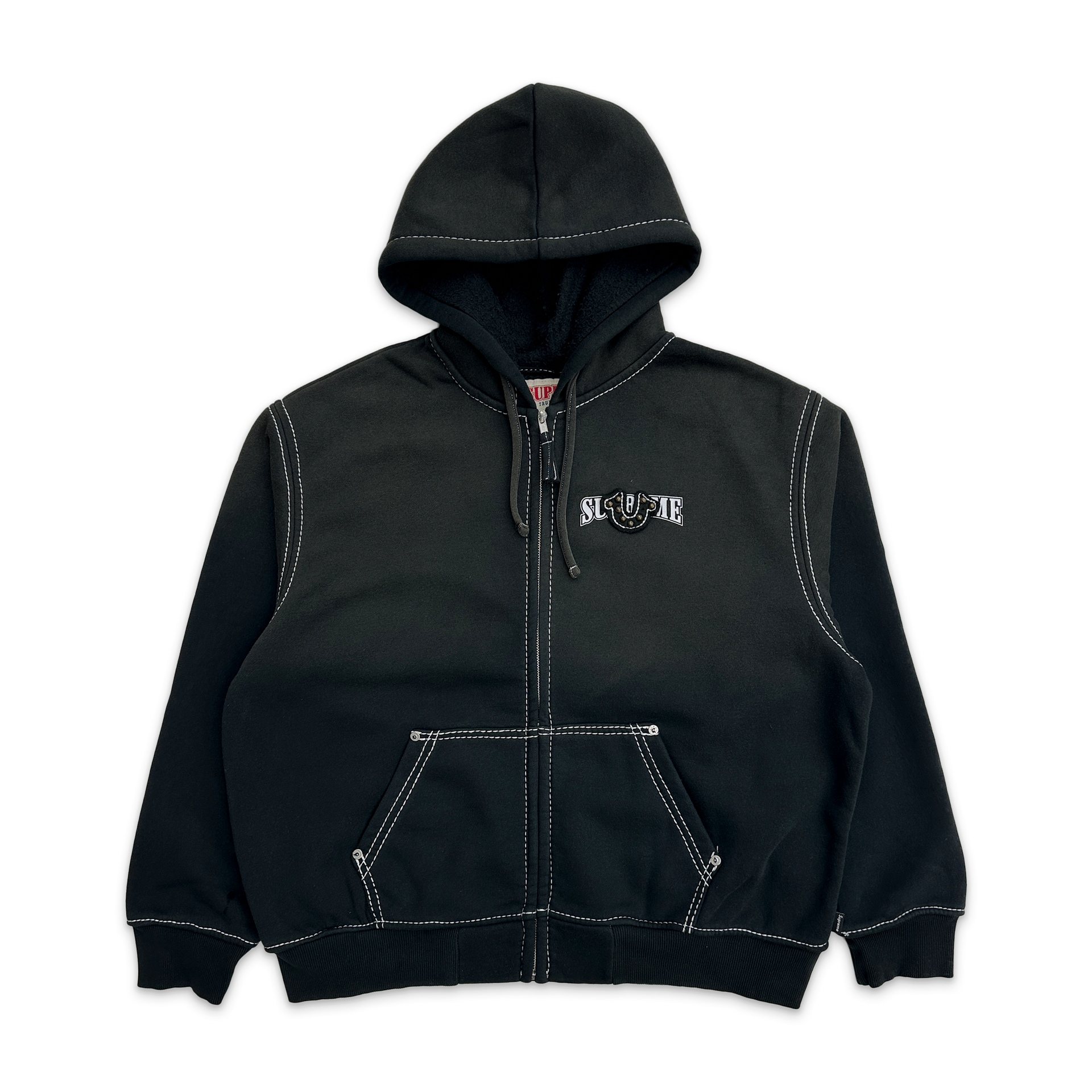 True Religion Zip Up Hooded Sweatshirt FW25 