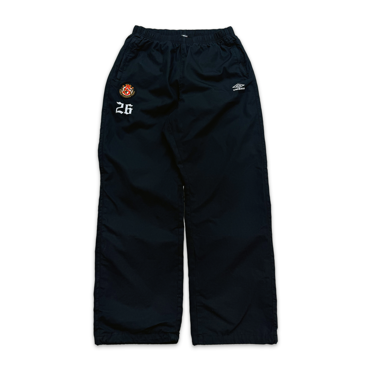 x Umbro Cotton Ripstop Track Pants FW26 "Black"
