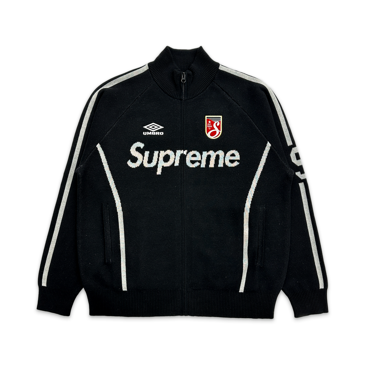 トップス supreme UMBRO zip up sweater XL Supreme x Umbro Zip Up Sweater - Size XL - Purple - NEW | eBay