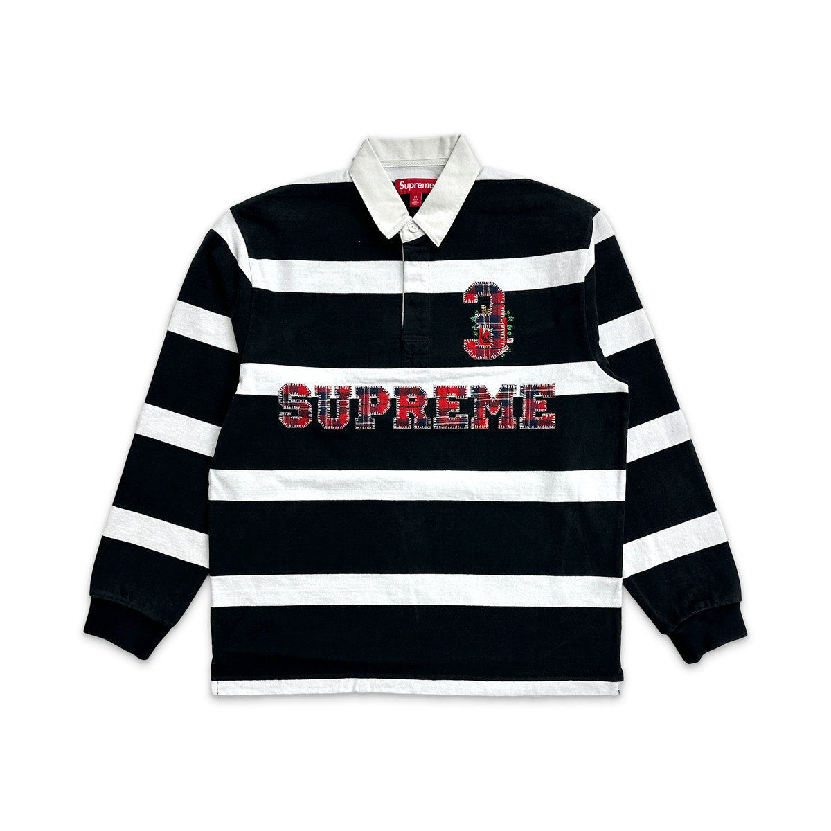 ウェア Supreme S/S Rugby Black M Supreme S S Rugby (SS24) - $118