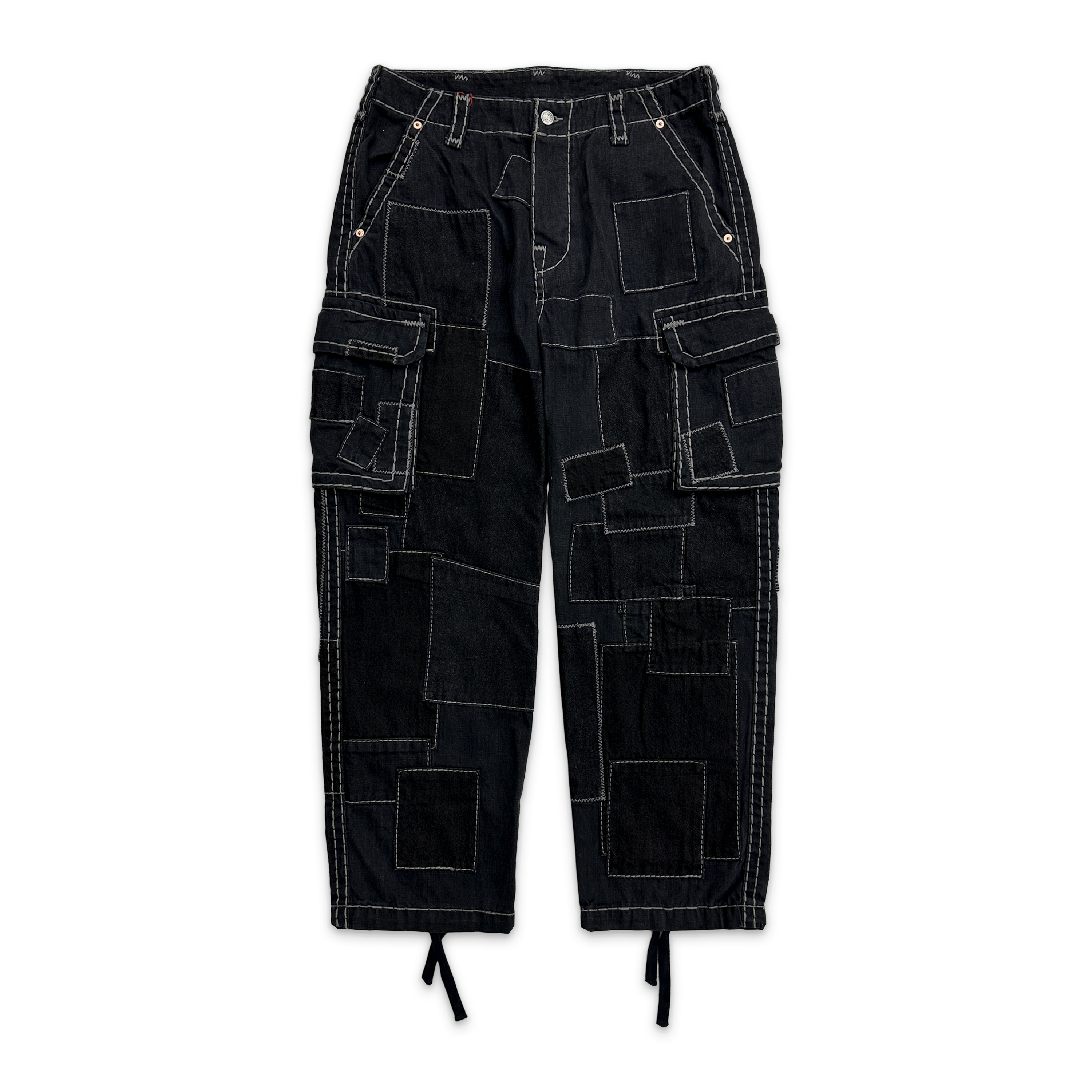 True Religion Patchwork Cargo Pants FW25 "Black"