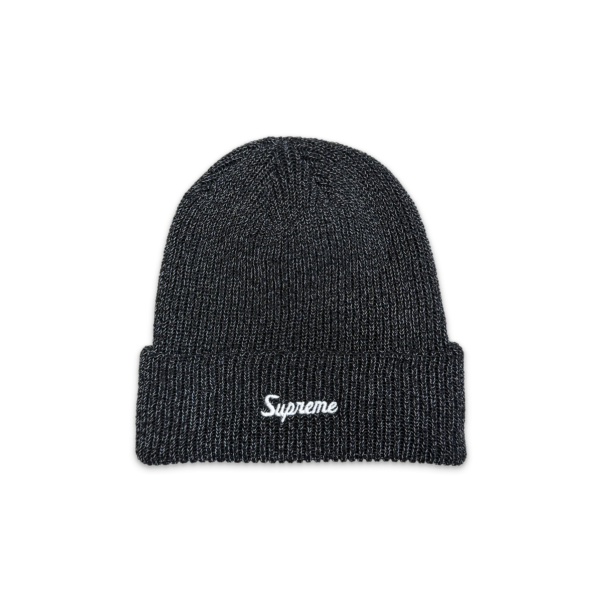 Loose Gauge Beanie FW26 "Black Reflective"