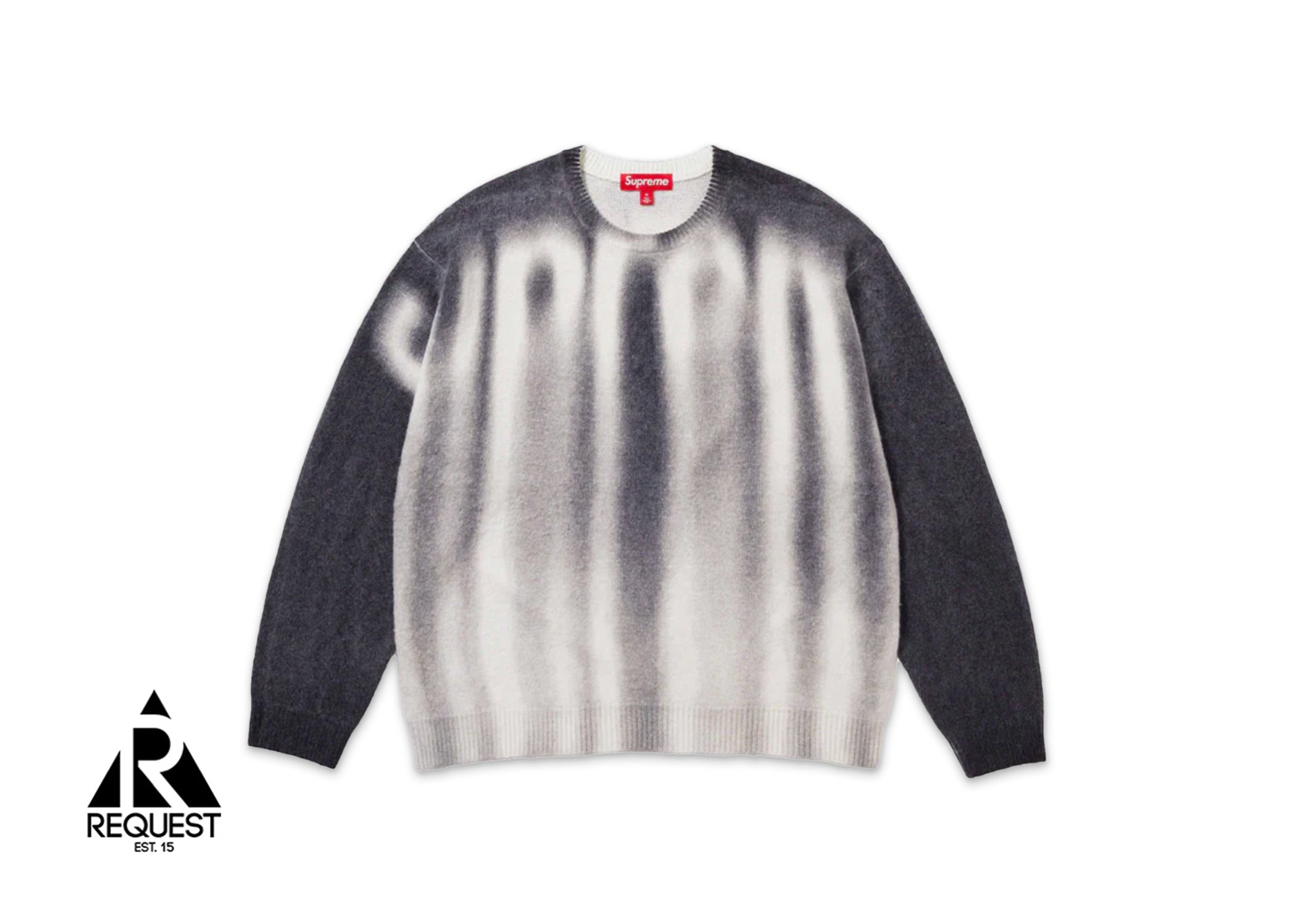 Supreme Blurred Logo Sweater 黒 23FW