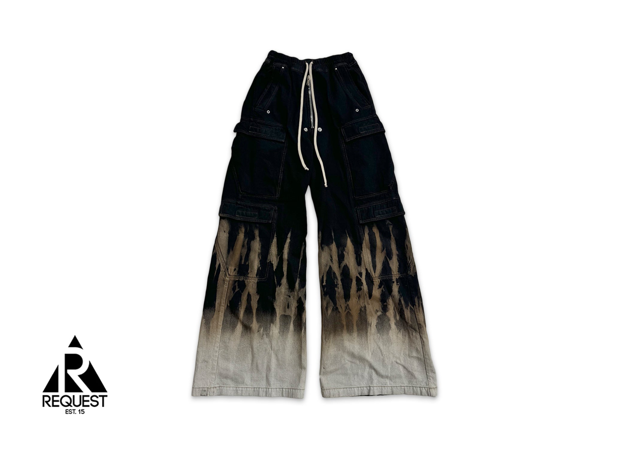 Double Bela Cargo Pants "Black Terra"