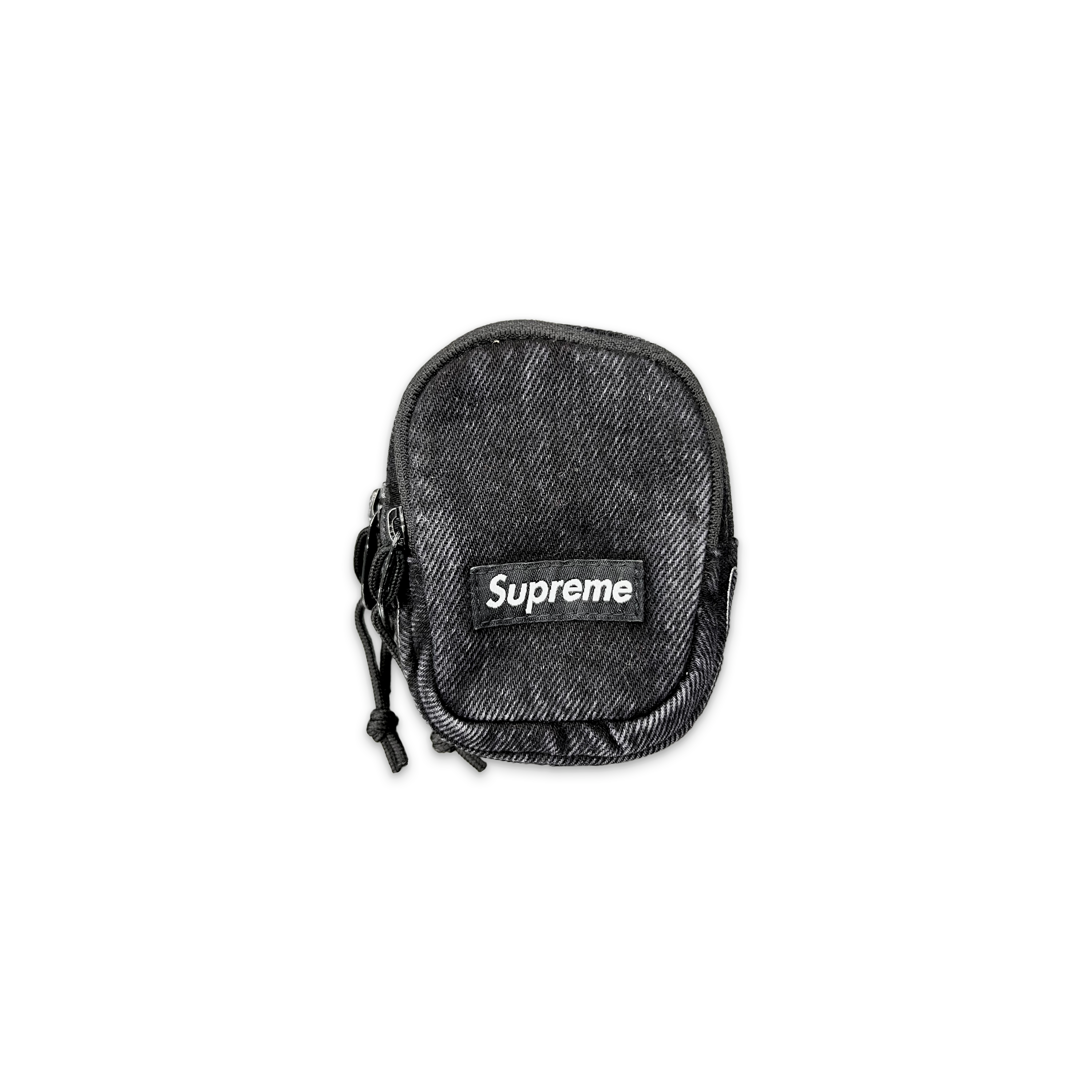 Denim Mini Utility Bag "Black"