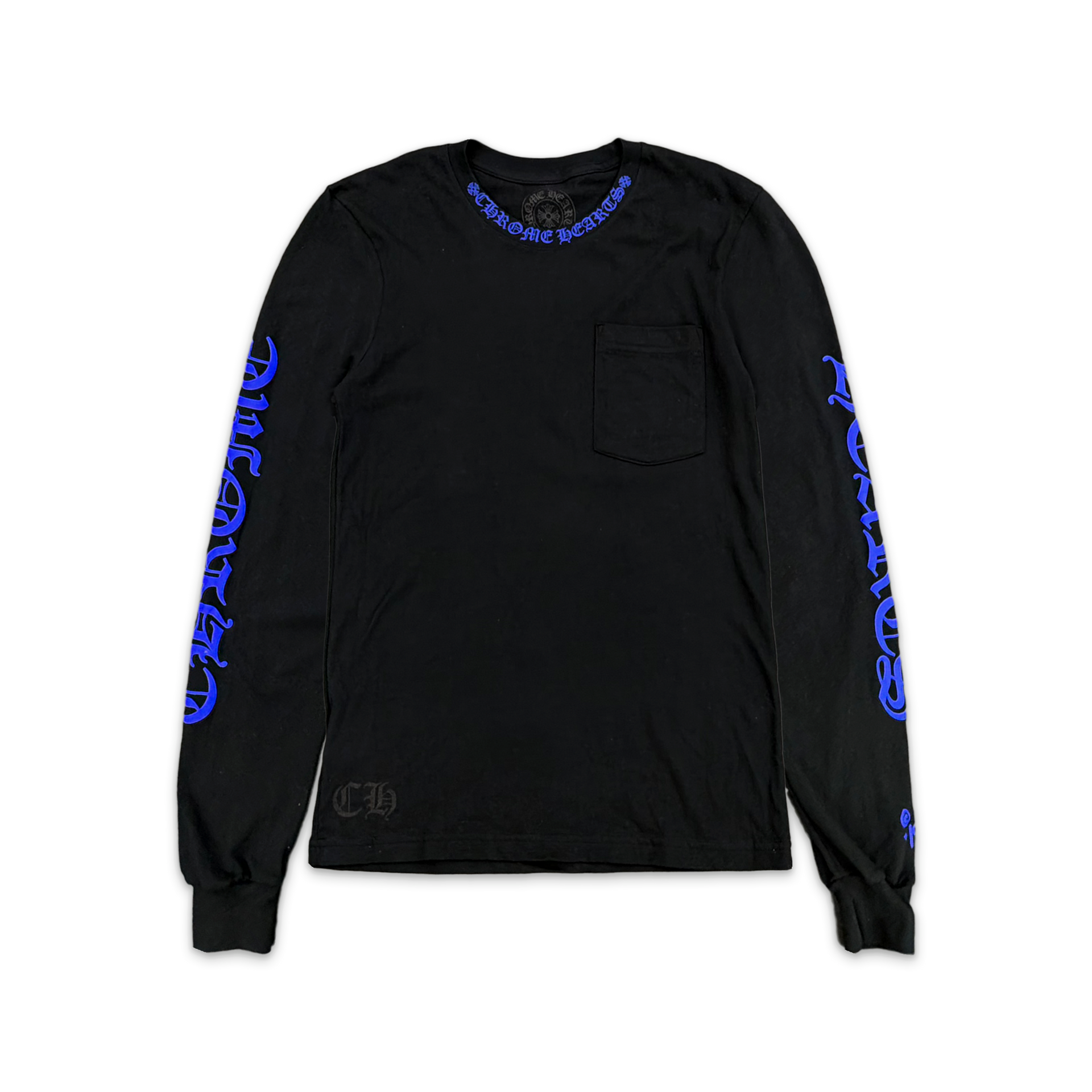 Neck Logo L/S Pocket Tee 