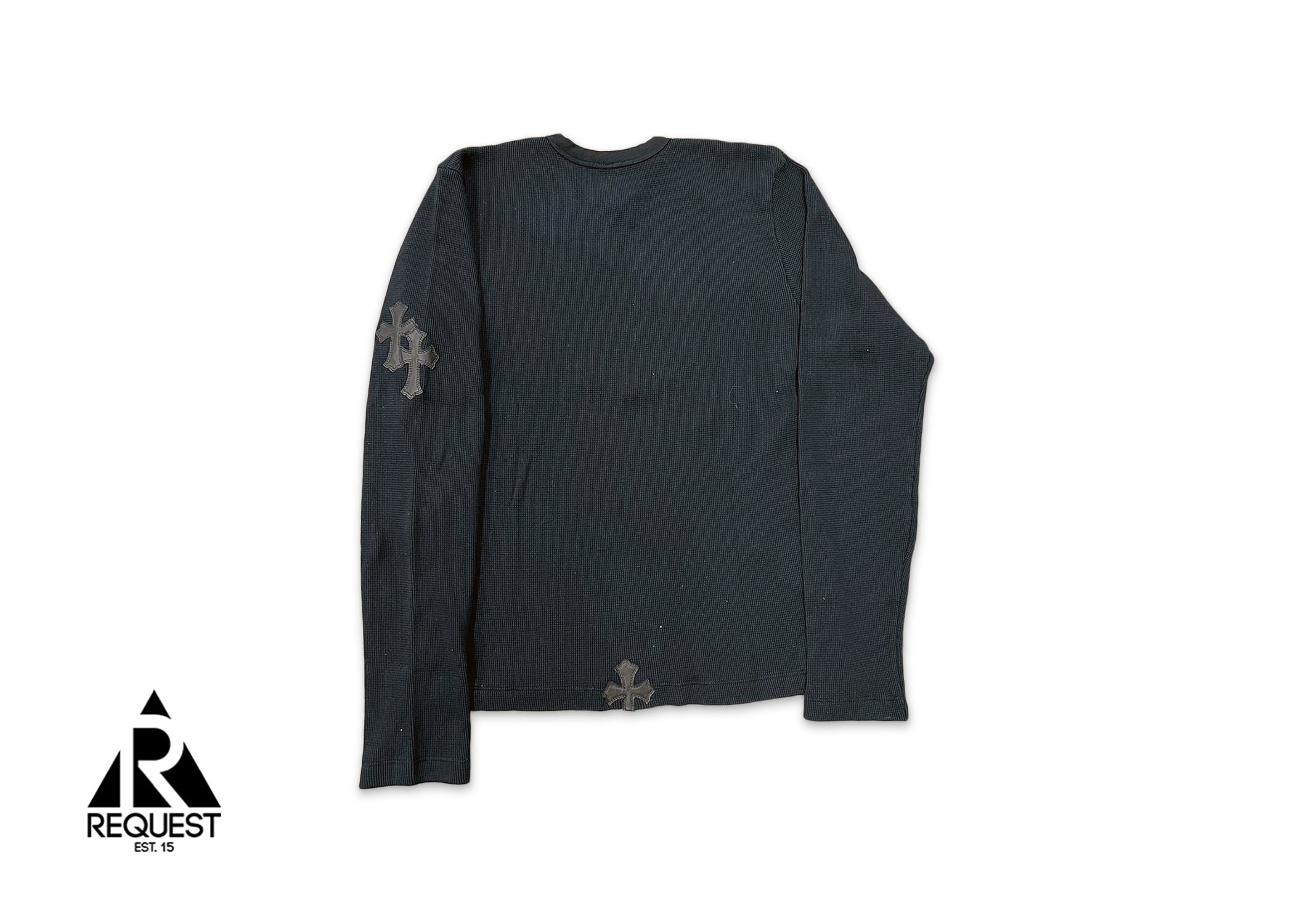 Chrome Hearts Cross Patch Thermal L/S  “Black”