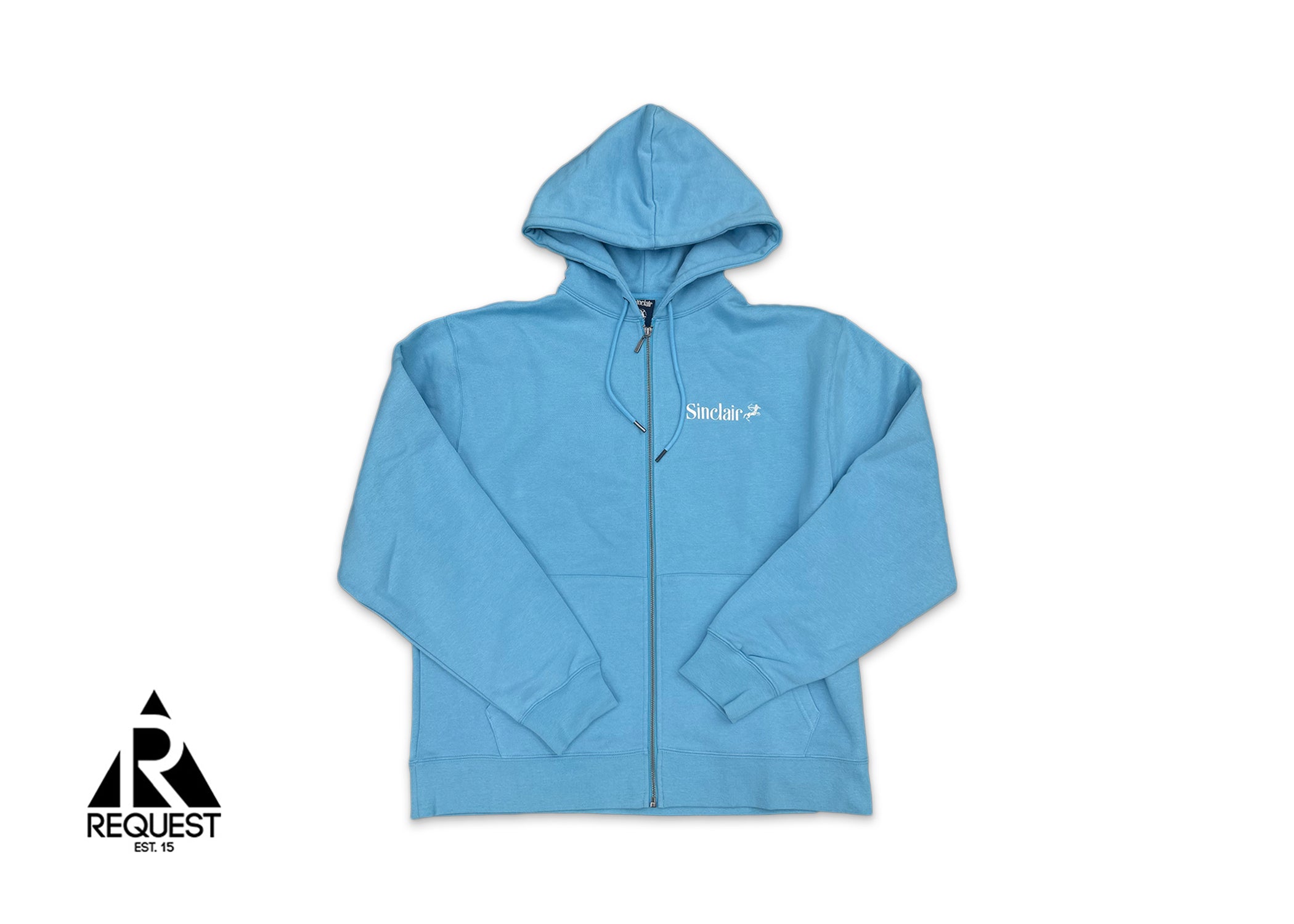 Sinclair Sagittarius Zip Up Hoodie "Baby Blue"