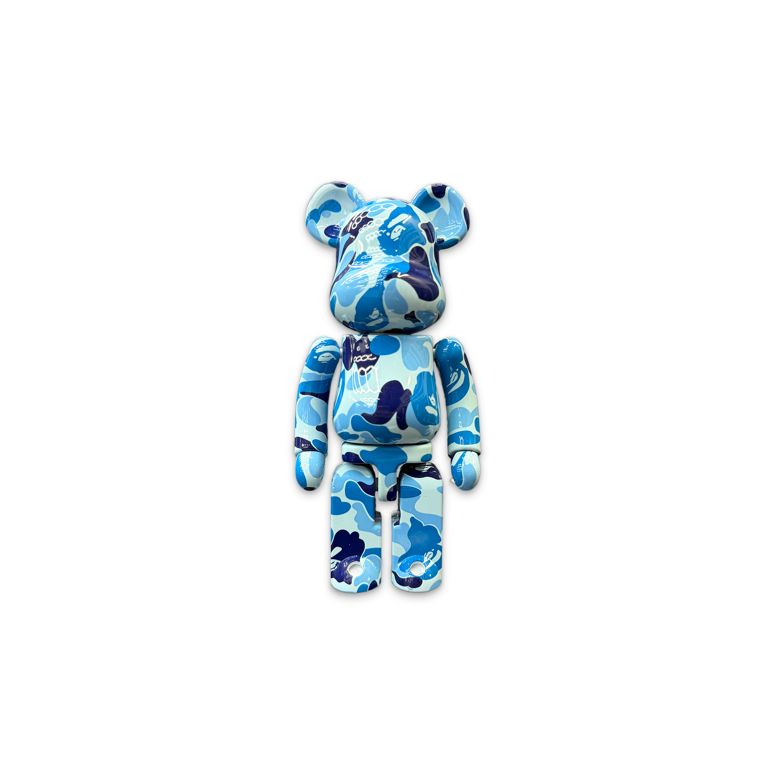 Bape ABC Camo Chogokin Bearbrick 200% "Blue"