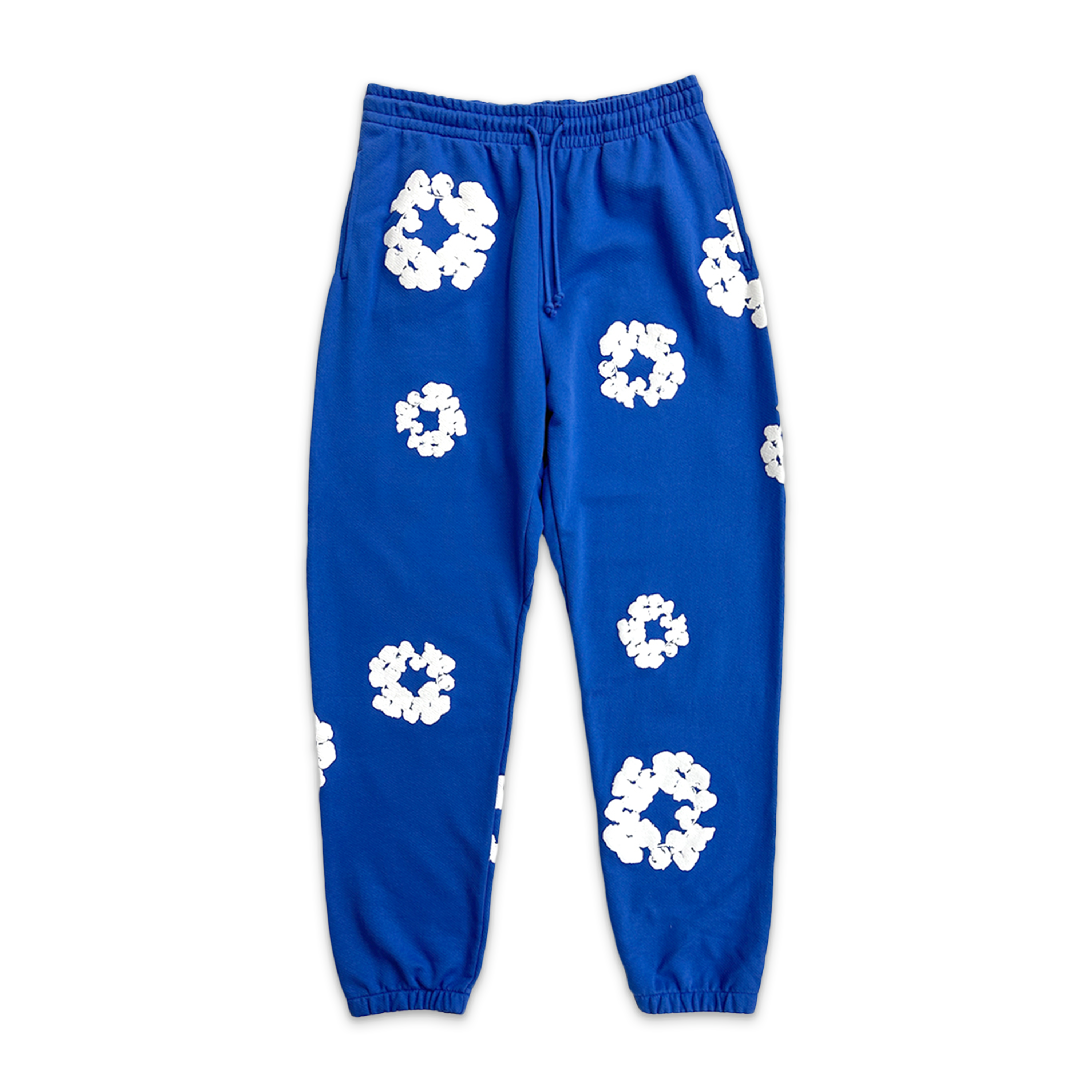 Cotton Wreath Sweatpants "Blue"