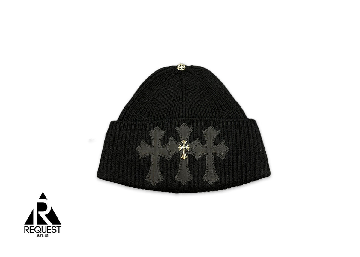 CHROME 見易かっ HEARTS Triple Cross Beanie Neon Yellow クロム 