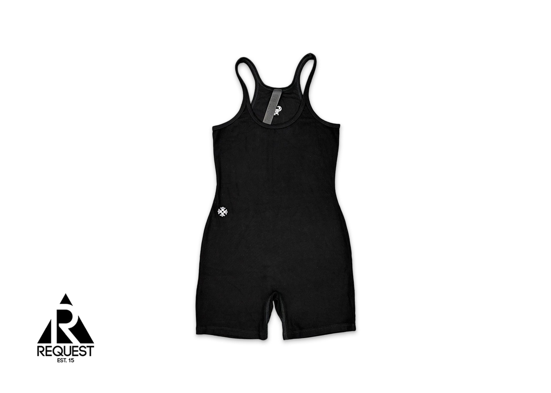 Ribbed Onesie Bodysuit "Black" (W)