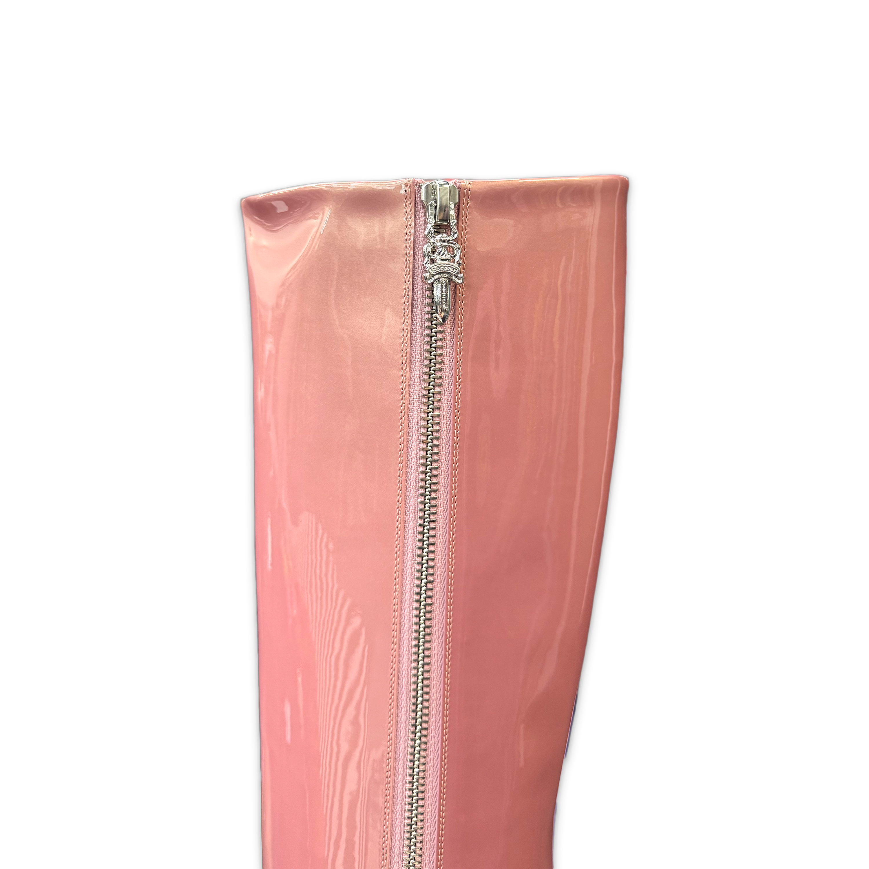 Sugar Jones Patent Leather Boots "Pink"