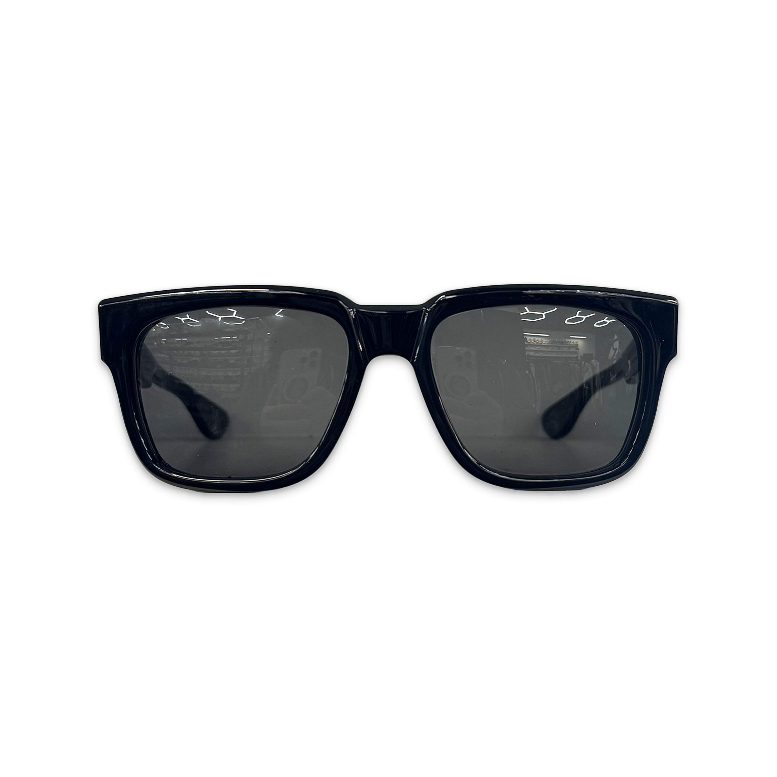 Chrome Hearts, Box Officer Glasses "Black/Silver"