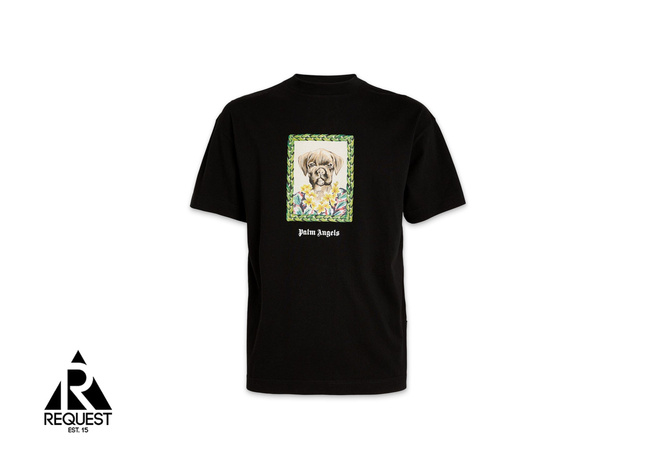 Palm Angels Boxer Classic Tee "Black/Green"