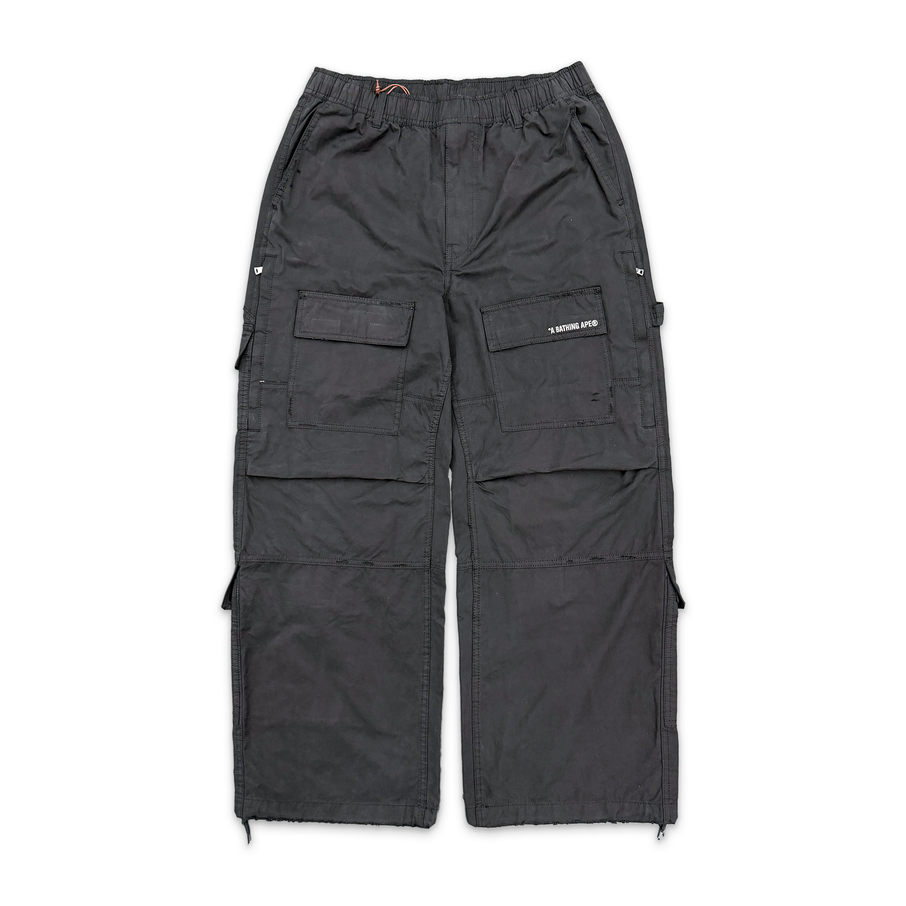 A Bathing Ape (BAPE), BAPE Relaxed Fit Cargo Pants "Black"